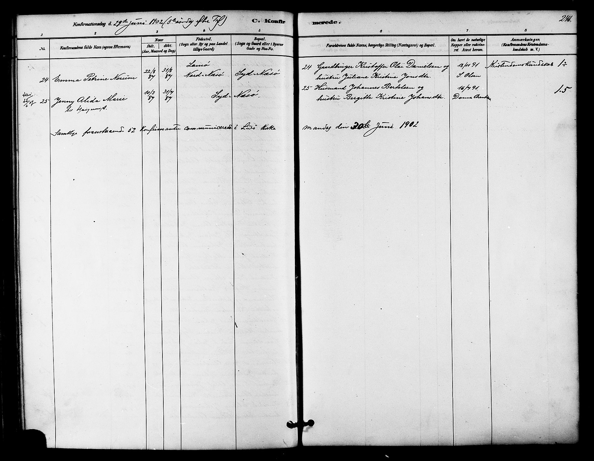 Ministerialprotokoller, klokkerbøker og fødselsregistre - Nordland, AV/SAT-A-1459/839/L0568: Parish register (official) no. 839A05, 1880-1902, p. 241