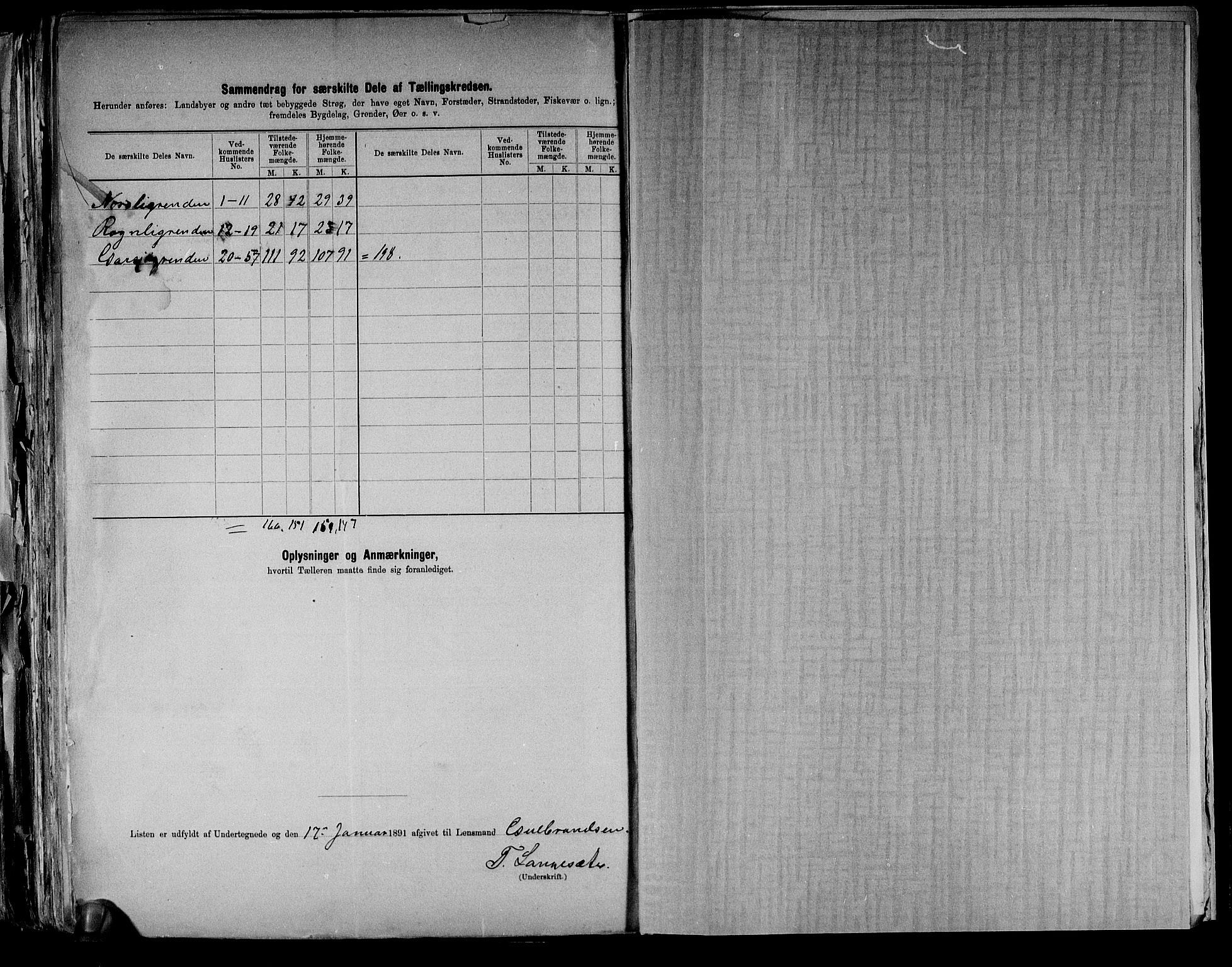 RA, 1891 census for 0239 Hurdal, 1891, p. 17