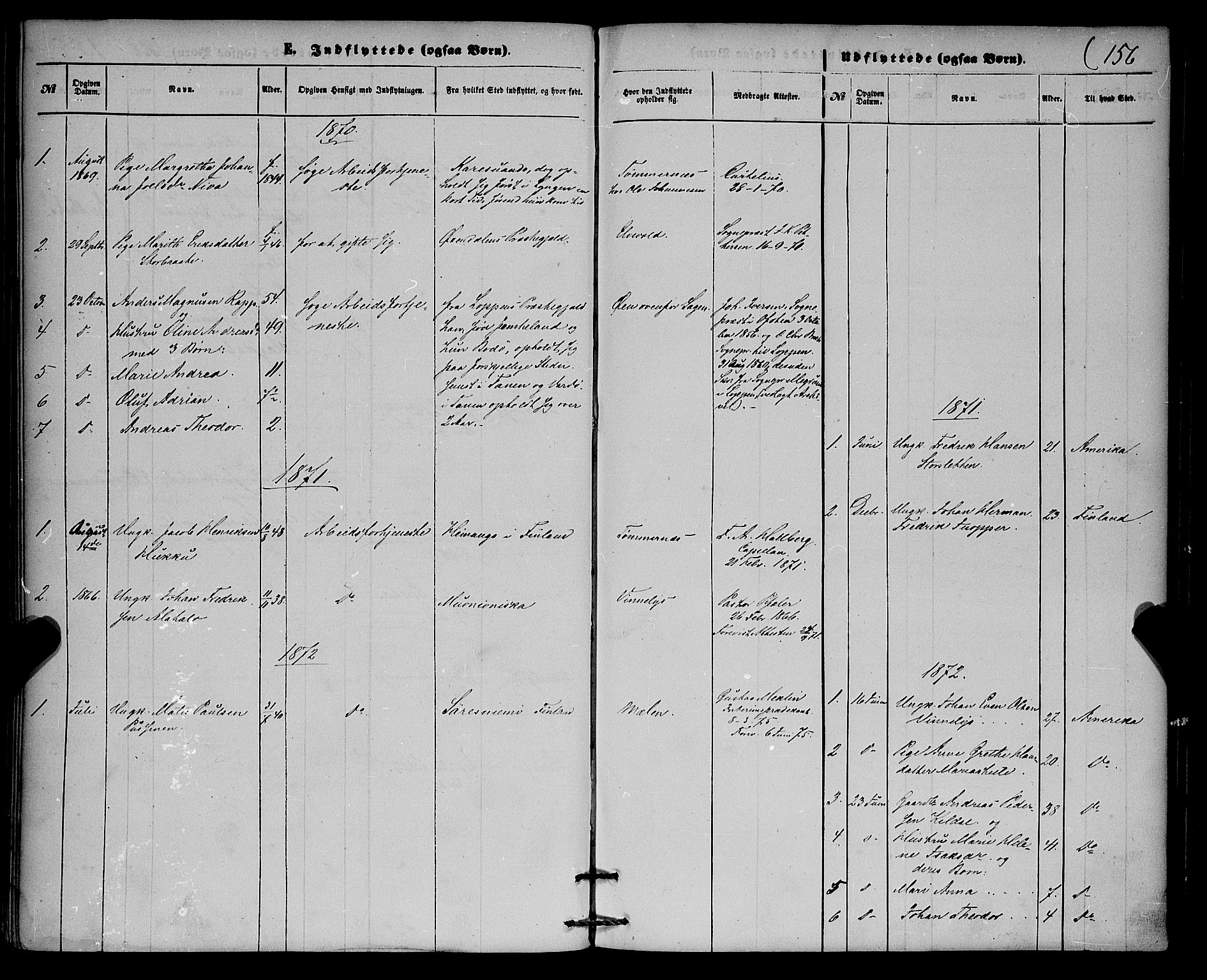 Skjervøy sokneprestkontor, SATØ/S-1300/H/Ha/Haa/L0013kirke: Parish register (official) no. 13, 1863-1877, p. 156