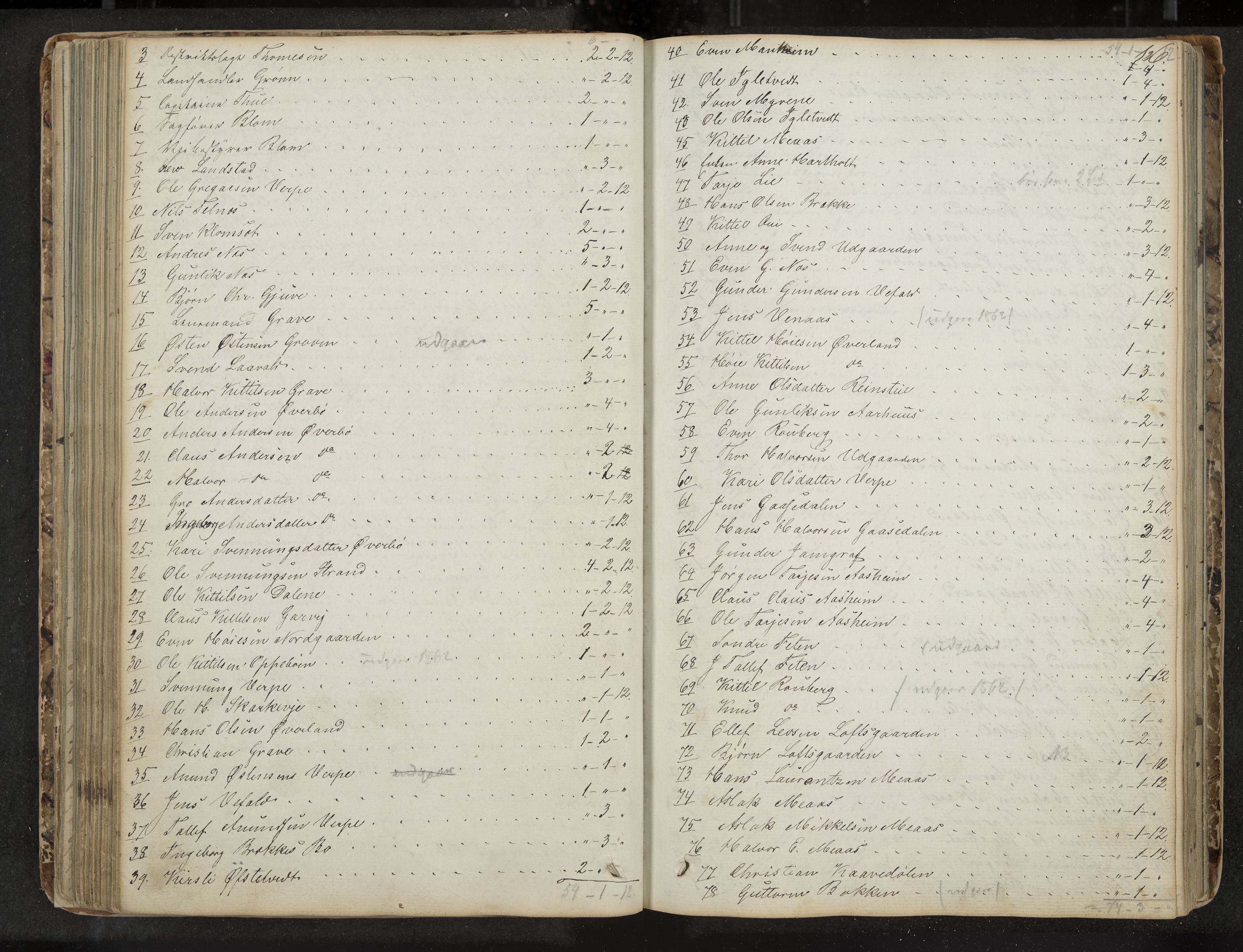 Seljord formannskap og sentraladministrasjon, IKAK/0828021/A/Aa/L0001: Møtebok med register, 1838-1879, p. 126