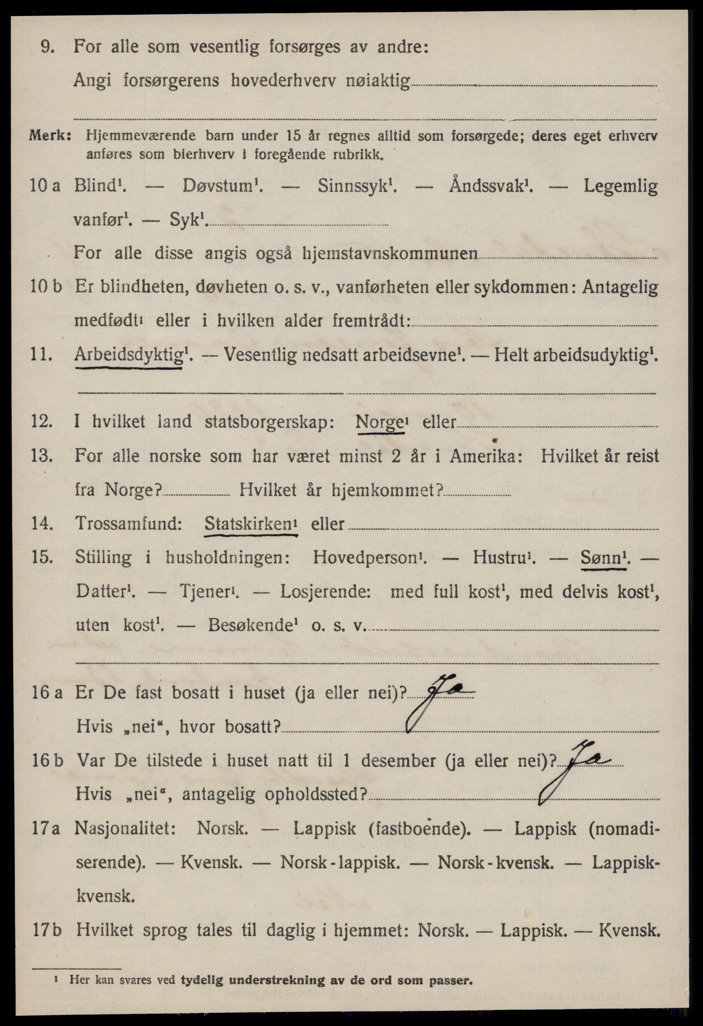 SAT, 1920 census for Soknedal, 1920, p. 2679