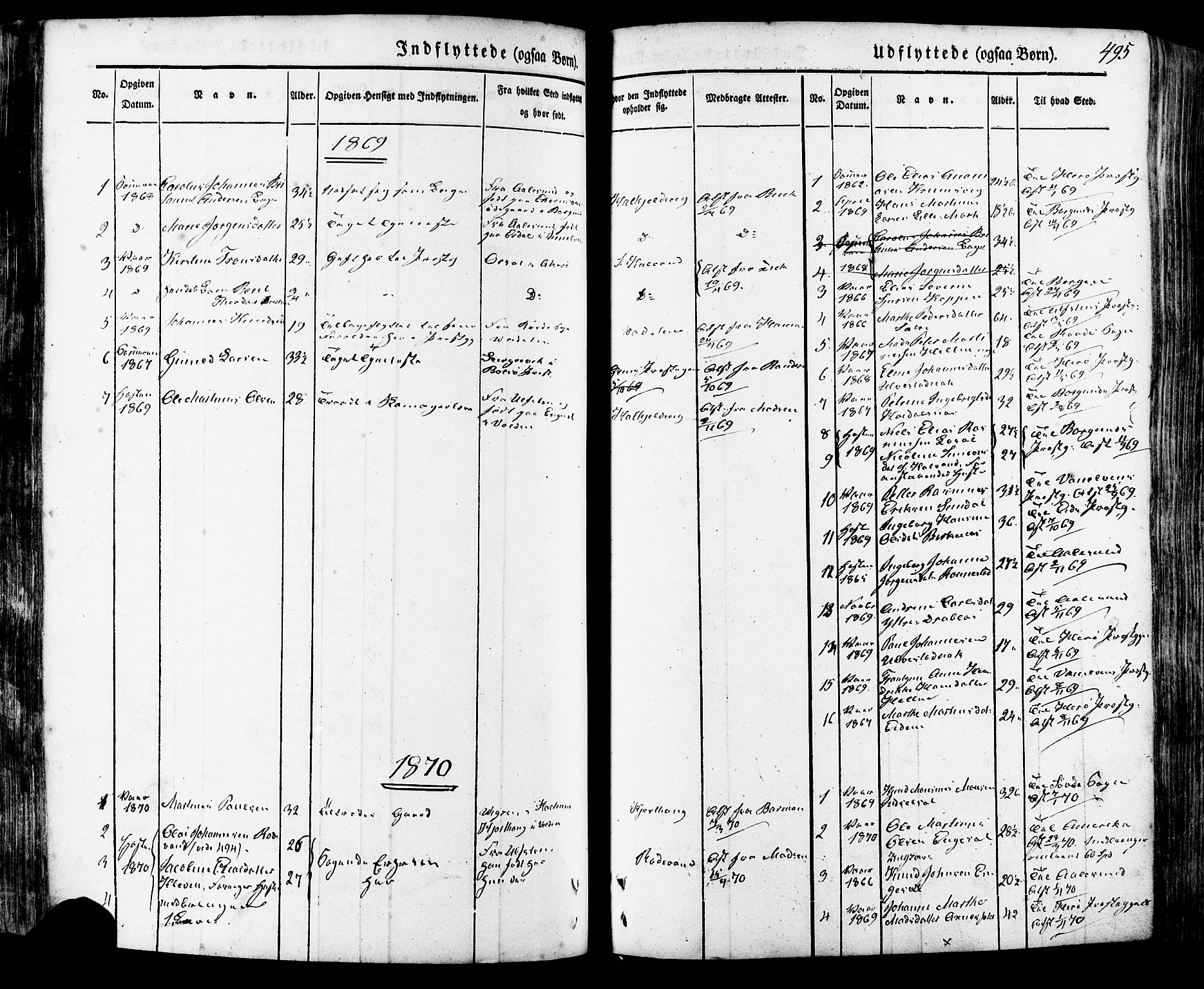 Ministerialprotokoller, klokkerbøker og fødselsregistre - Møre og Romsdal, SAT/A-1454/511/L0140: Parish register (official) no. 511A07, 1851-1878, p. 495