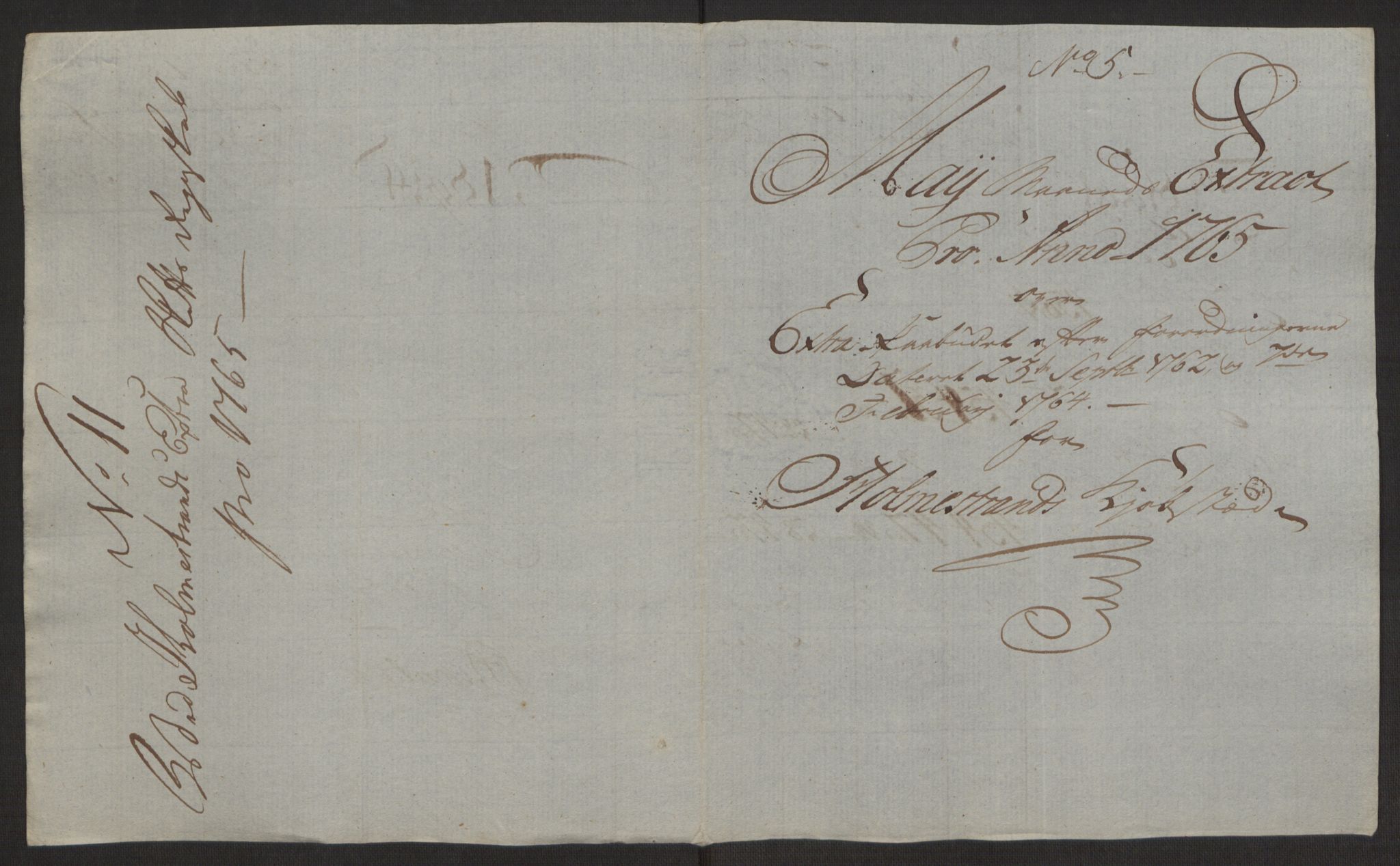 Rentekammeret inntil 1814, Reviderte regnskaper, Byregnskaper, AV/RA-EA-4066/R/Rh/L0163/0001: [H4] Kontribusjonsregnskap / Ekstraskatt, Holmestrand, 1762-1772, p. 219