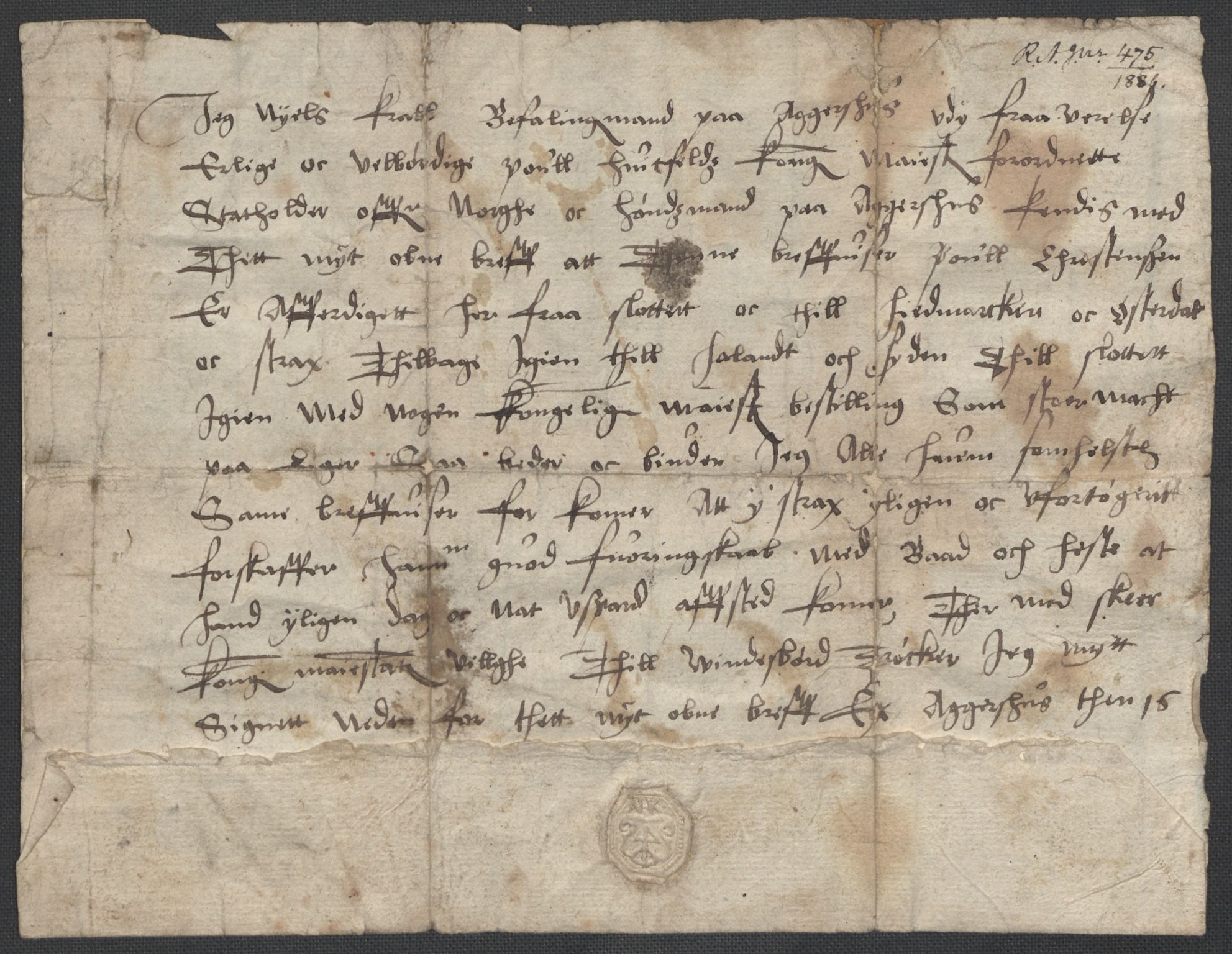 Riksarkivets diplomsamling, AV/RA-EA-5965/F02/L0076: Dokumenter, 1572-1573, p. 23