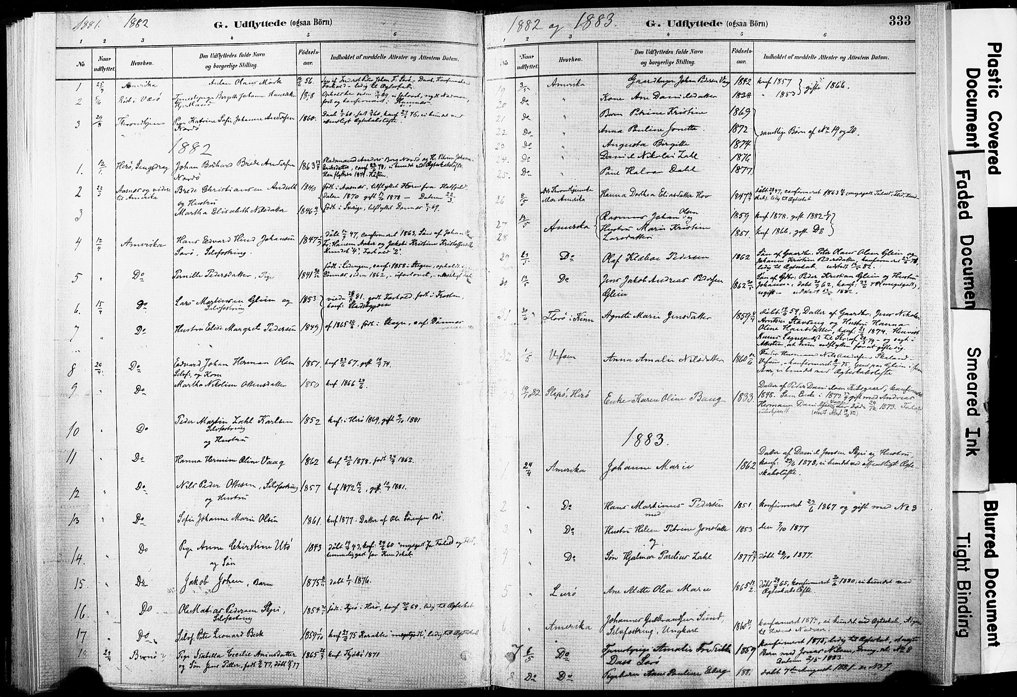 Ministerialprotokoller, klokkerbøker og fødselsregistre - Nordland, AV/SAT-A-1459/835/L0526: Parish register (official) no. 835A03II, 1881-1910, p. 333