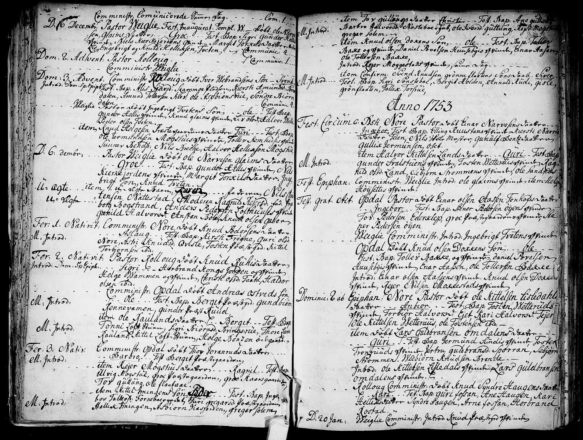 Rollag kirkebøker, SAKO/A-240/F/Fa/L0003: Parish register (official) no. I 3, 1743-1778, p. 32