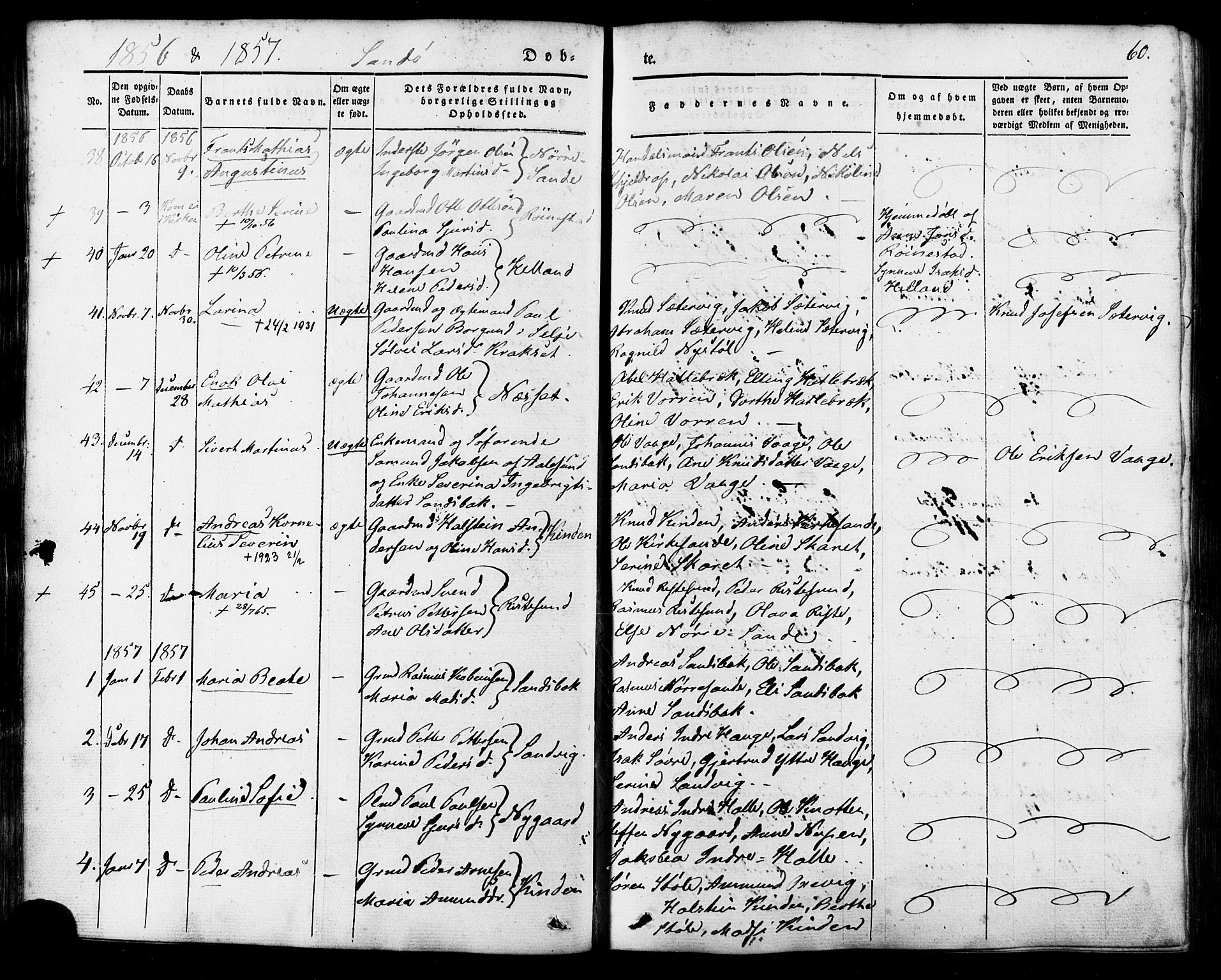 Ministerialprotokoller, klokkerbøker og fødselsregistre - Møre og Romsdal, AV/SAT-A-1454/503/L0034: Parish register (official) no. 503A02, 1841-1884, p. 60