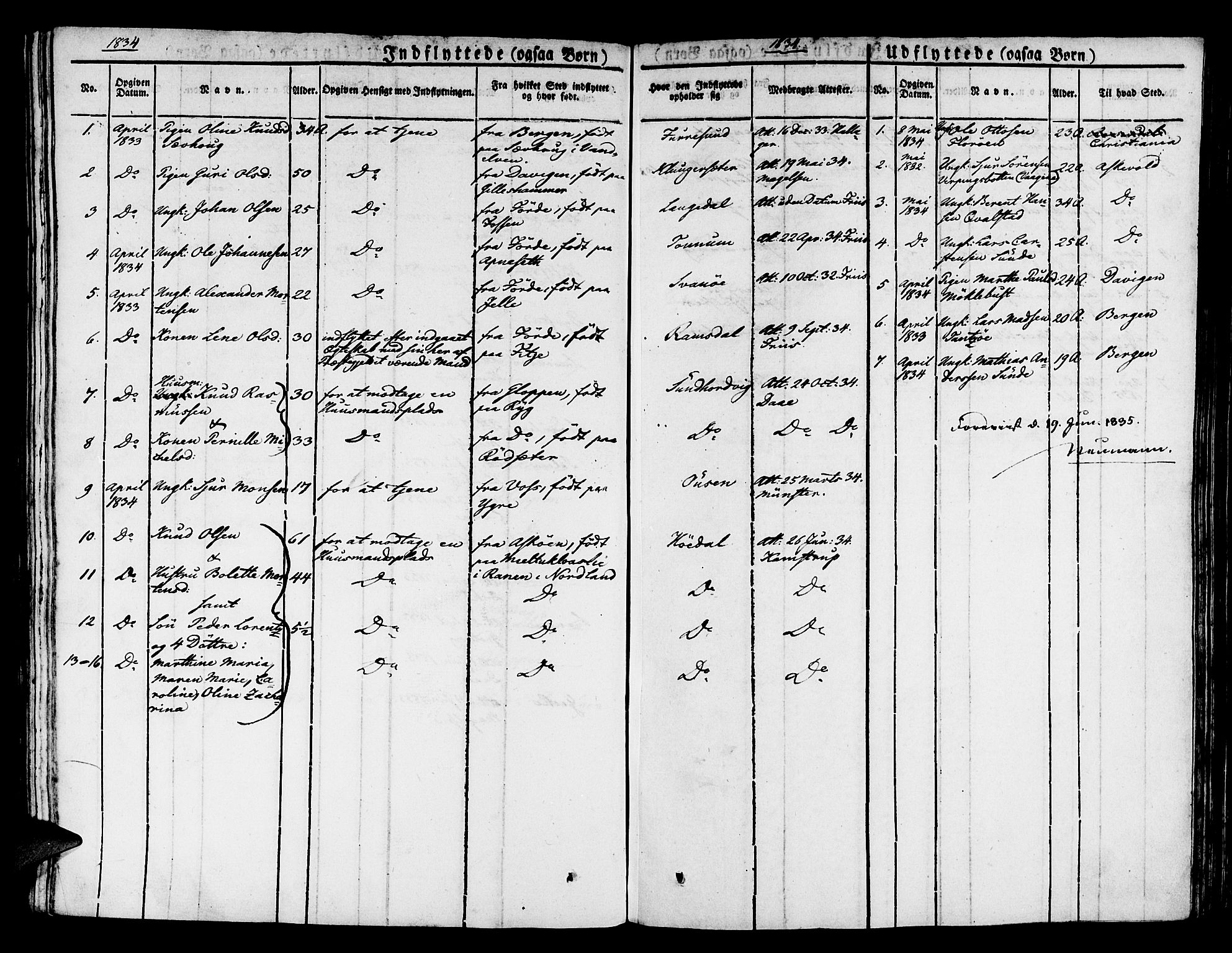 Kinn sokneprestembete, SAB/A-80801/H/Haa/Haaa/L0004/0002: Parish register (official) no. A 4II, 1822-1840, p. 11