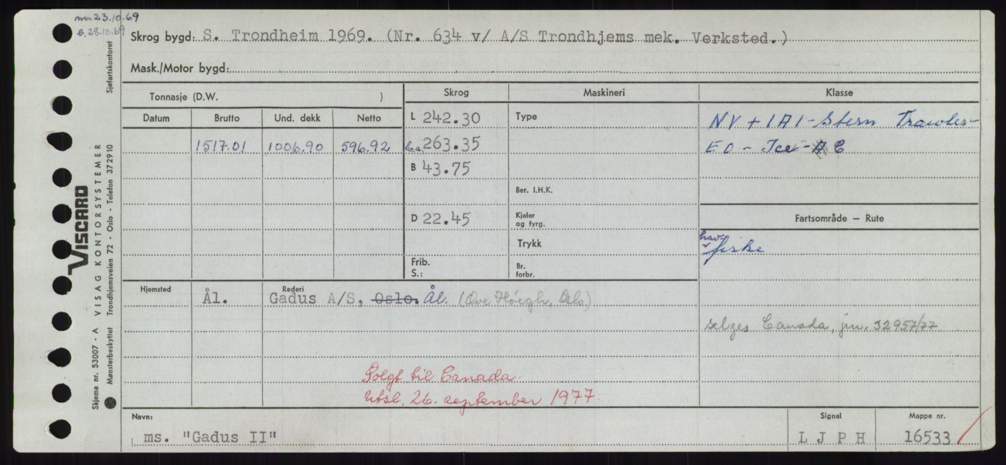 Sjøfartsdirektoratet med forløpere, Skipsmålingen, RA/S-1627/H/Hd/L0012: Fartøy, G-Glø, p. 17