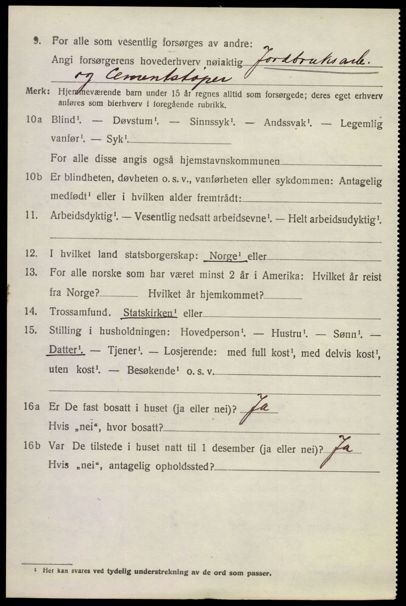 SAKO, 1920 census for Øvre Sandsvær, 1920, p. 1957