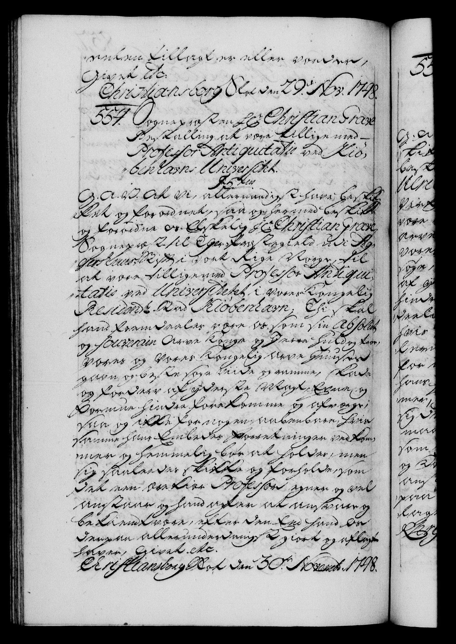 Danske Kanselli 1572-1799, AV/RA-EA-3023/F/Fc/Fca/Fcaa/L0035: Norske registre, 1746-1748, p. 857b