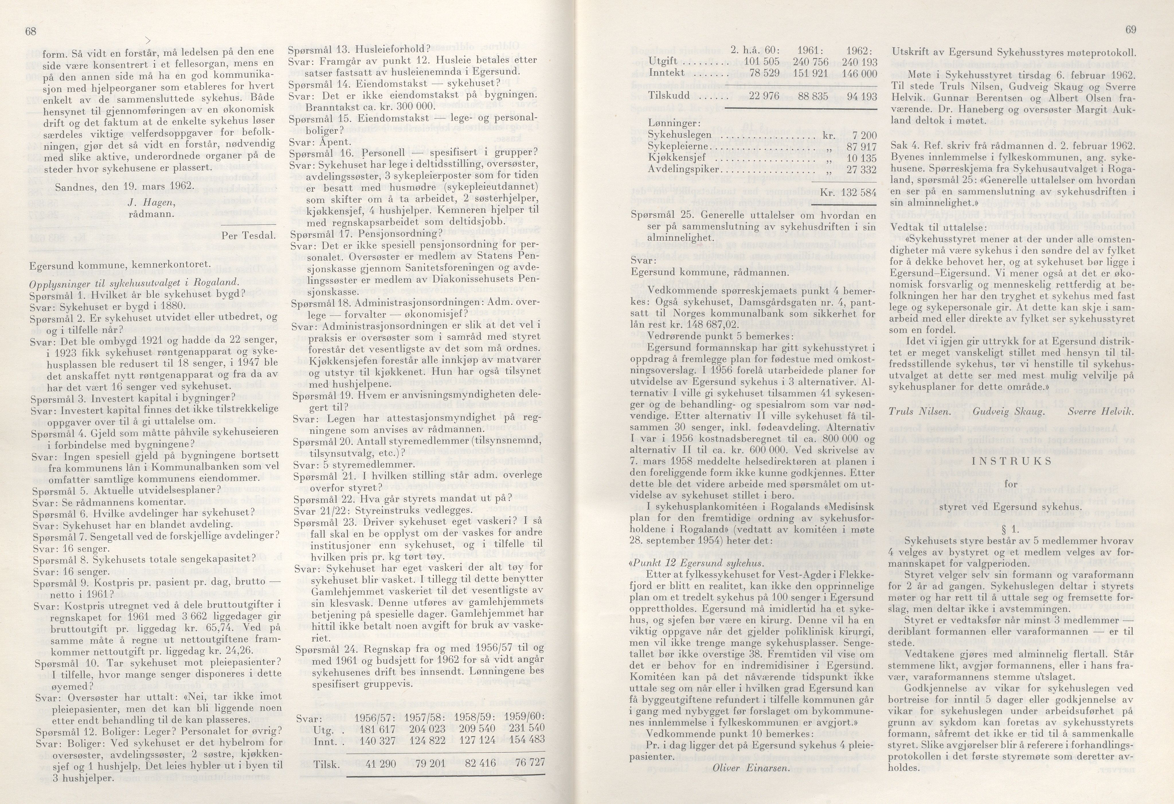 Rogaland fylkeskommune - Fylkesrådmannen , IKAR/A-900/A/Aa/Aaa/L0083: Møtebok , 1963, p. 68-69