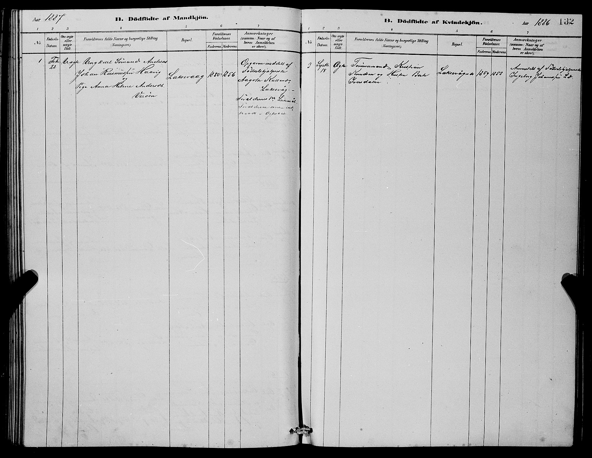 Laksevåg Sokneprestembete, AV/SAB-A-76501/H/Ha/Hab/Haba/L0002: Parish register (copy) no. A 2, 1877-1887, p. 132