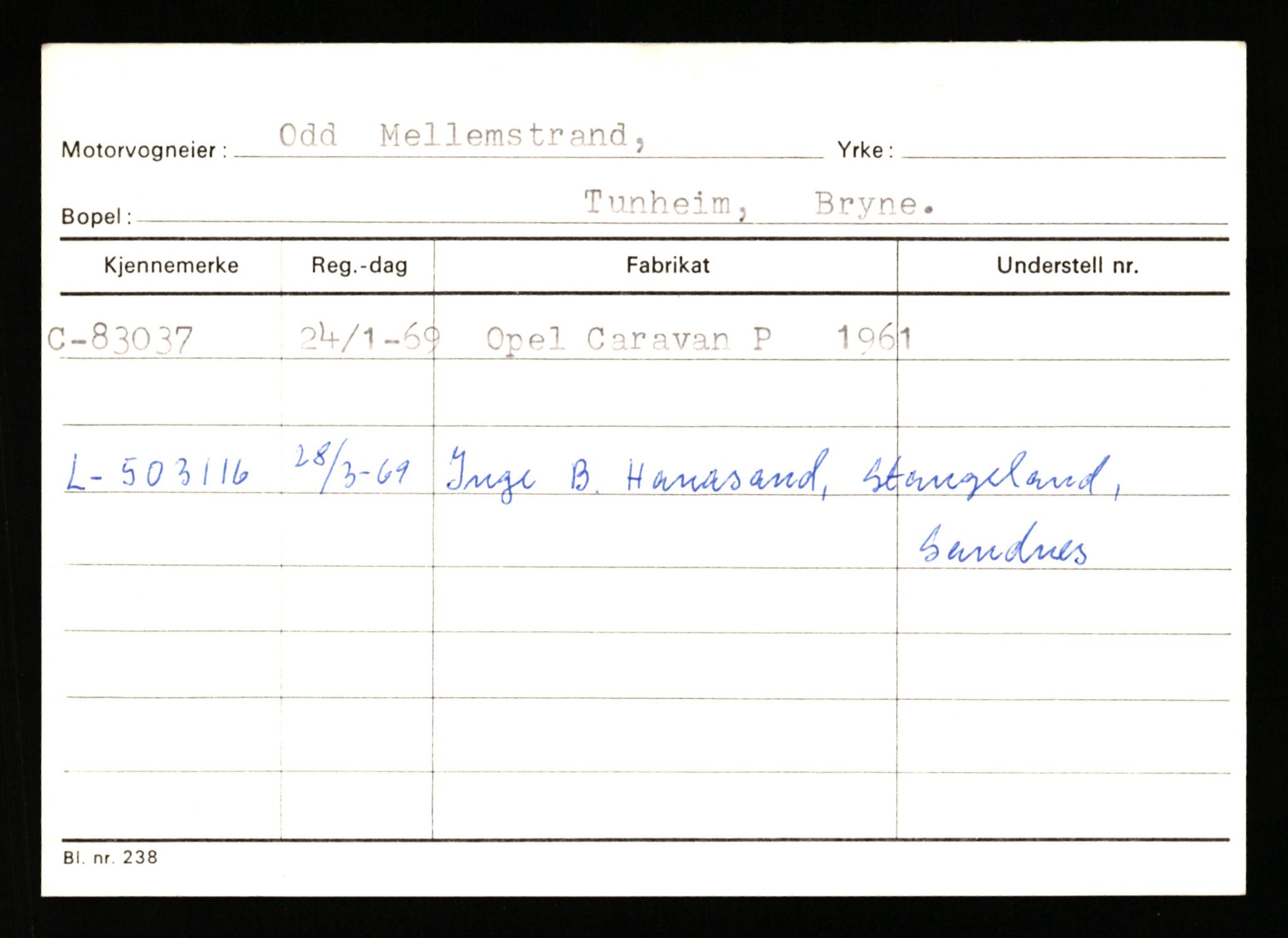 Stavanger trafikkstasjon, AV/SAST-A-101942/0/G/L0008: Registreringsnummer: 67519 - 84533, 1930-1971, p. 2912