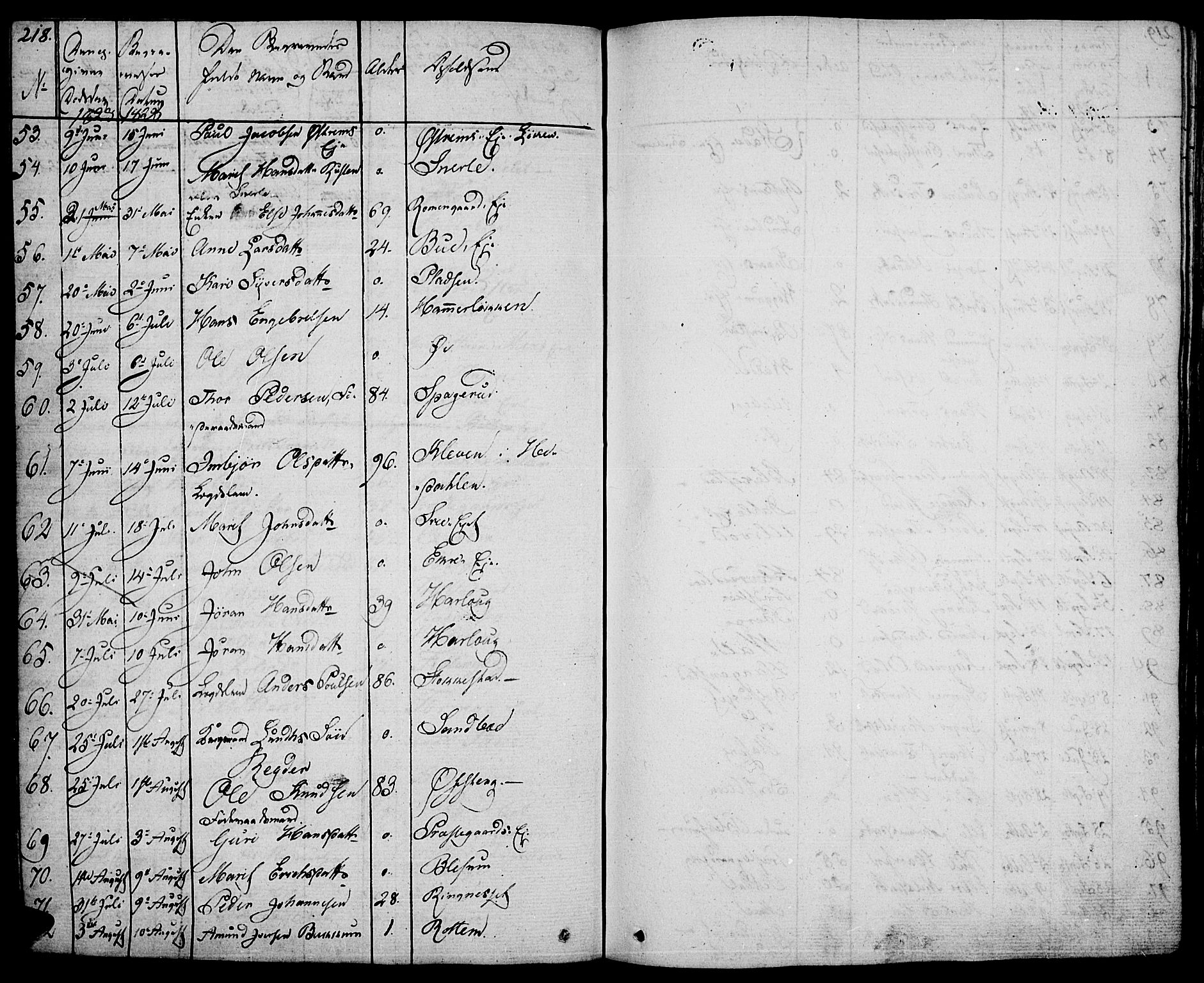 Vågå prestekontor, SAH/PREST-076/H/Ha/Haa/L0004: Parish register (official) no. 4 /1, 1827-1842, p. 218