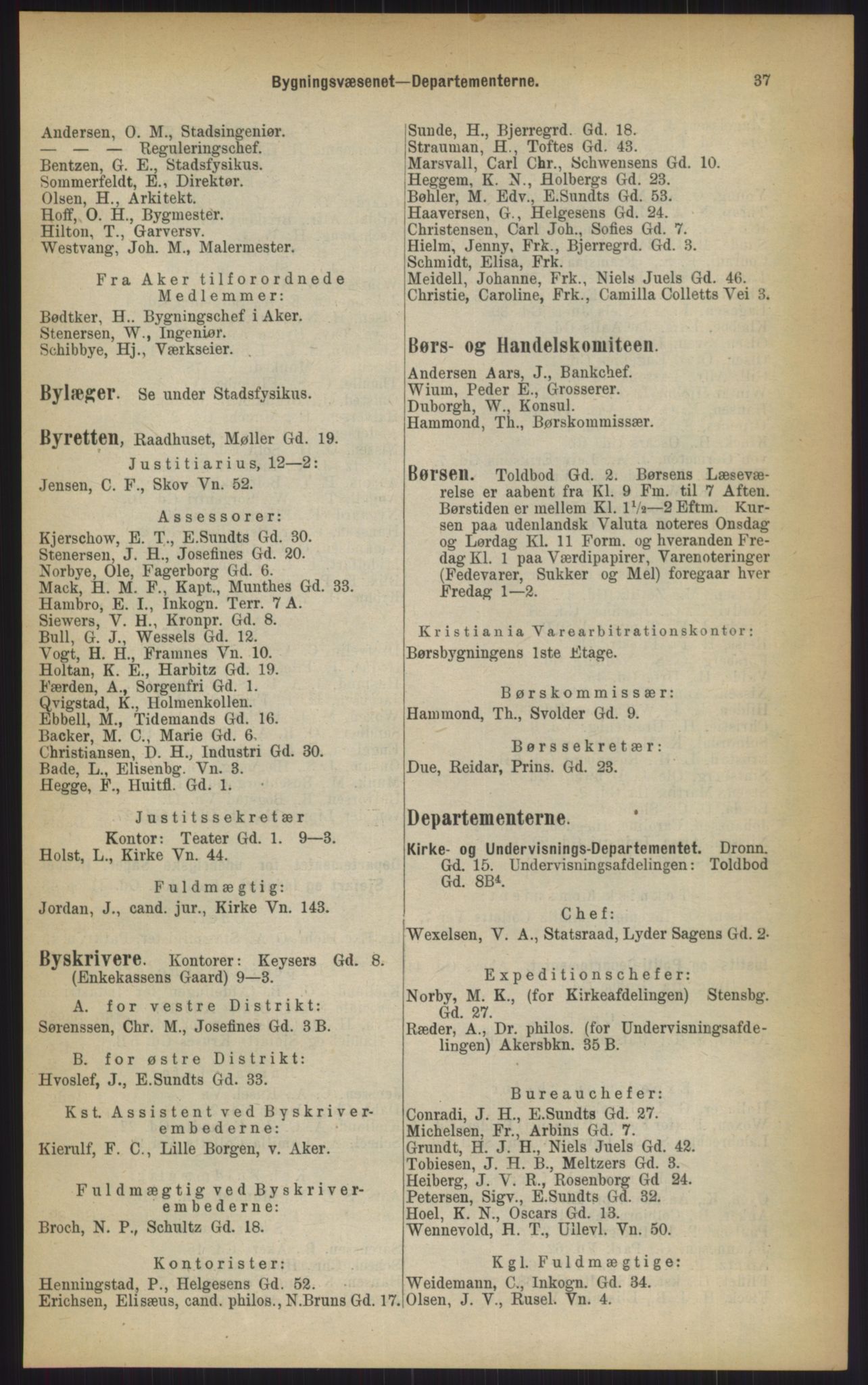 Kristiania/Oslo adressebok, PUBL/-, 1903, p. 37
