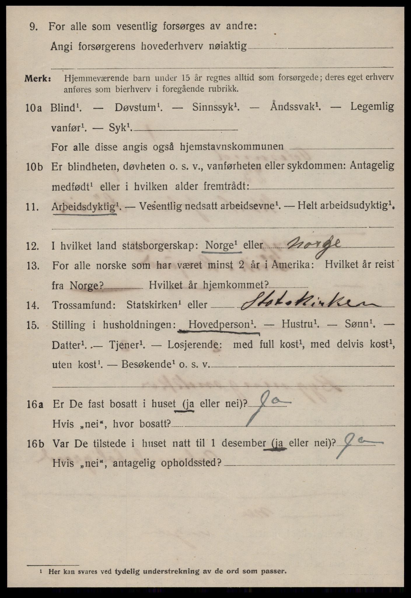 SAT, 1920 census for Ålesund, 1920, p. 30271