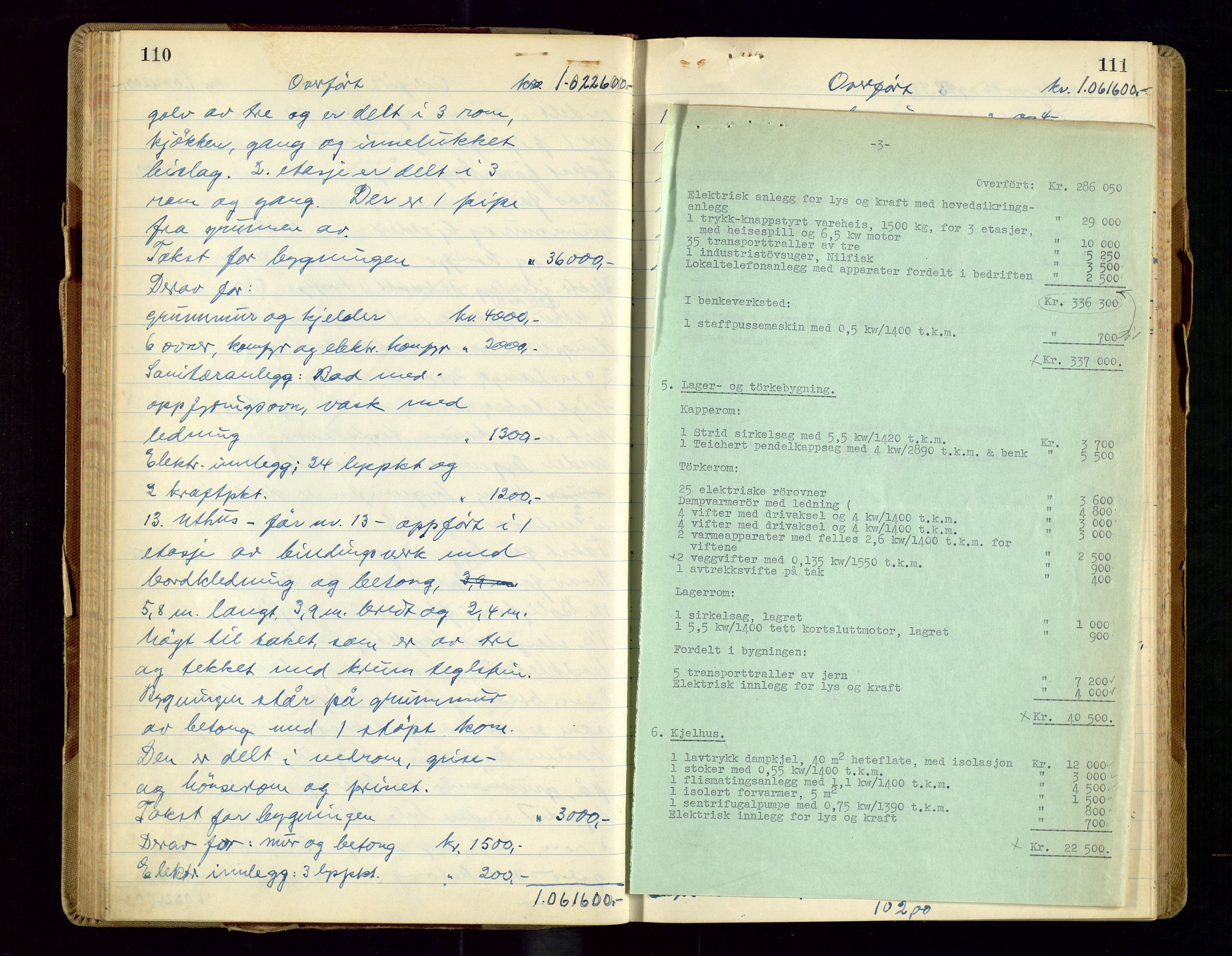 Høyland/Sandnes lensmannskontor, AV/SAST-A-100166/Goa/L0012: "Branntakstprotokoll", 1949-1951, p. 110-111