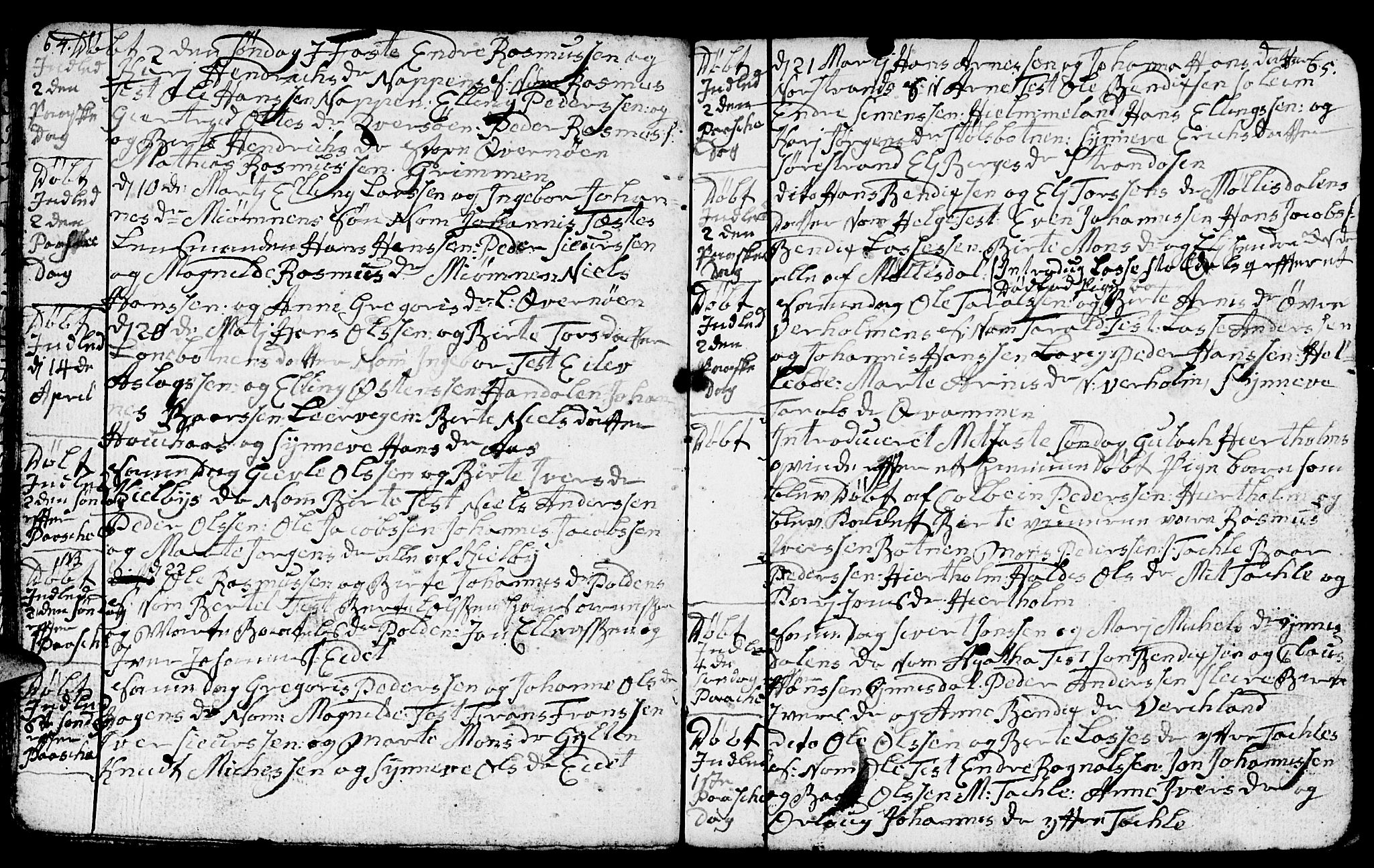 Gulen sokneprestembete, AV/SAB-A-80201/H/Hab: Parish register (copy) no. A 1, 1786-1791, p. 85