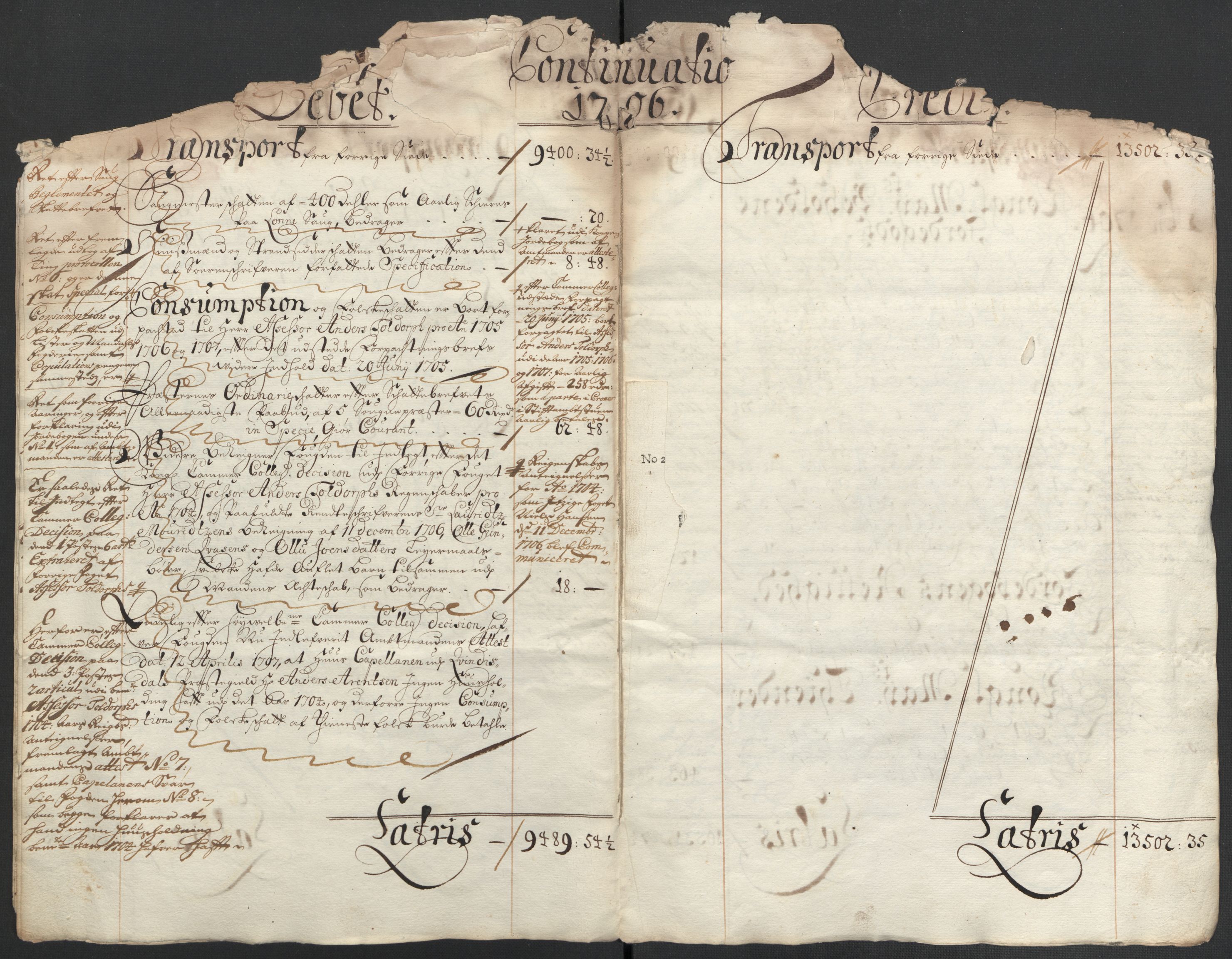 Rentekammeret inntil 1814, Reviderte regnskaper, Fogderegnskap, AV/RA-EA-4092/R43/L2551: Fogderegnskap Lista og Mandal, 1705-1709, p. 242