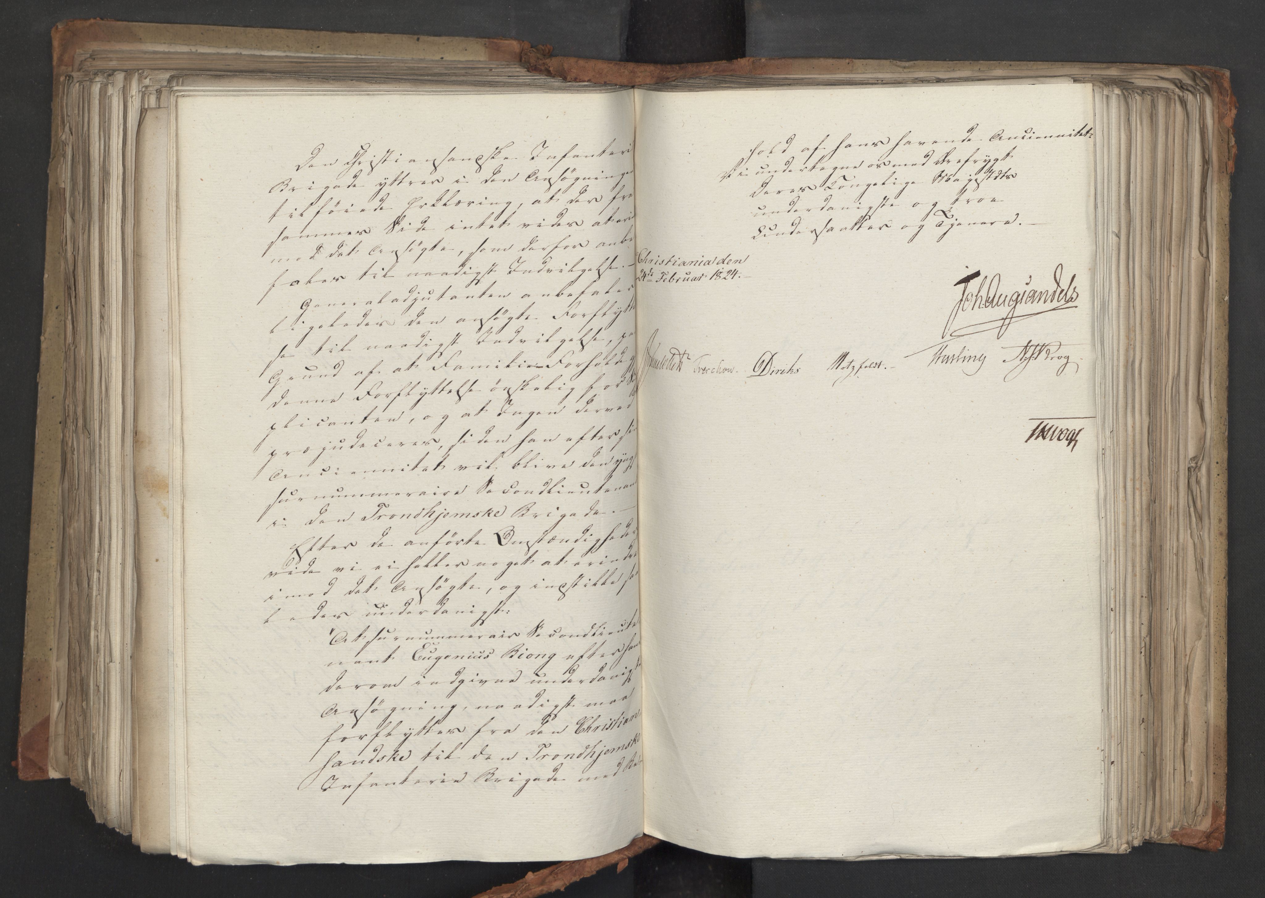 Statsrådsavdelingen i Stockholm, AV/RA-S-1003/D/Da/L0037: Regjeringsinnstillinger nr. 1115-1403, 1824, p. 488