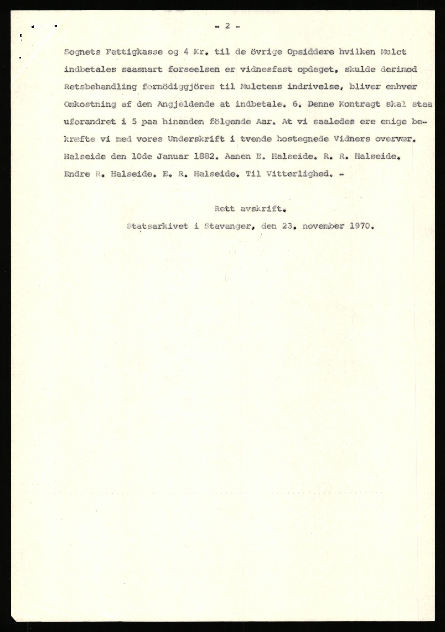 Statsarkivet i Stavanger, AV/SAST-A-101971/03/Y/Yj/L0029: Avskrifter sortert etter gårdsnavn: Haga i Skjold - Handeland, 1750-1930, p. 281