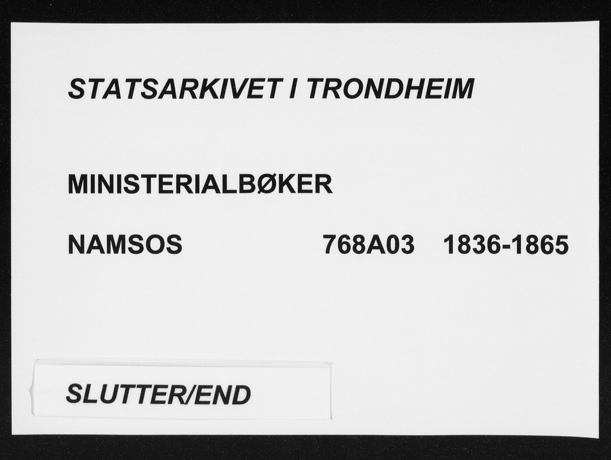 Ministerialprotokoller, klokkerbøker og fødselsregistre - Nord-Trøndelag, SAT/A-1458/768/L0568: Parish register (official) no. 768A03, 1836-1865, p. 45