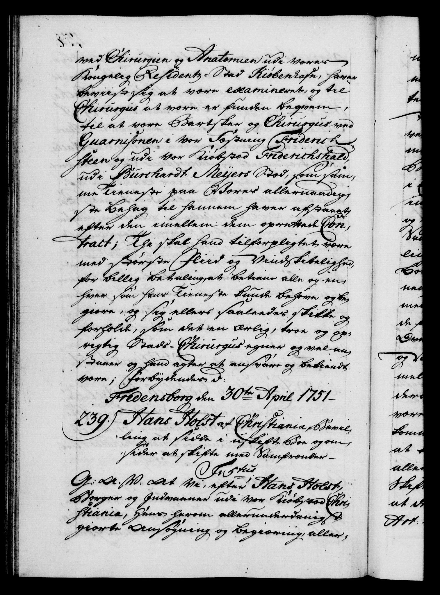 Danske Kanselli 1572-1799, AV/RA-EA-3023/F/Fc/Fca/Fcaa/L0037: Norske registre, 1751-1752, p. 137b