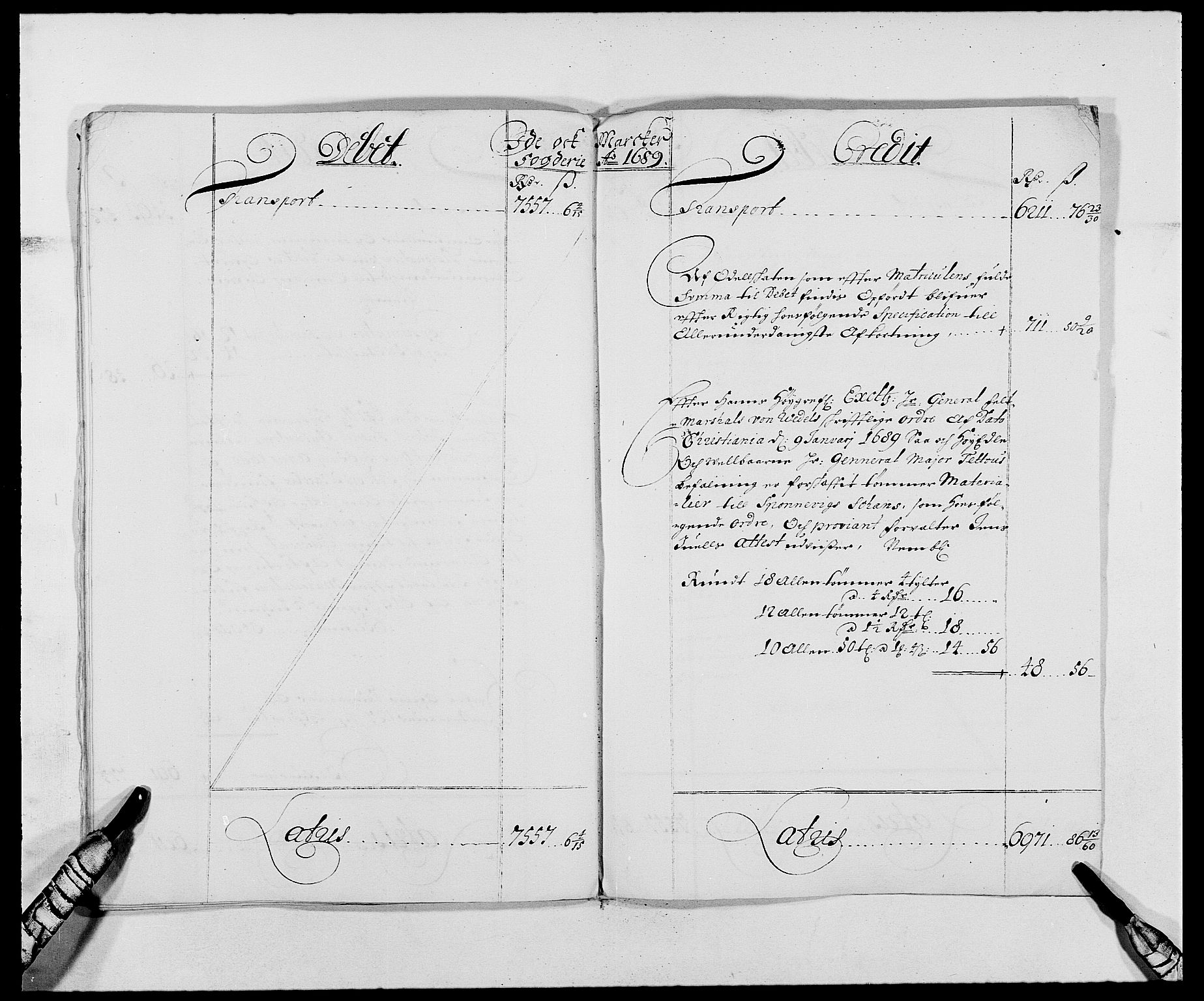 Rentekammeret inntil 1814, Reviderte regnskaper, Fogderegnskap, AV/RA-EA-4092/R01/L0008: Fogderegnskap Idd og Marker, 1689, p. 13