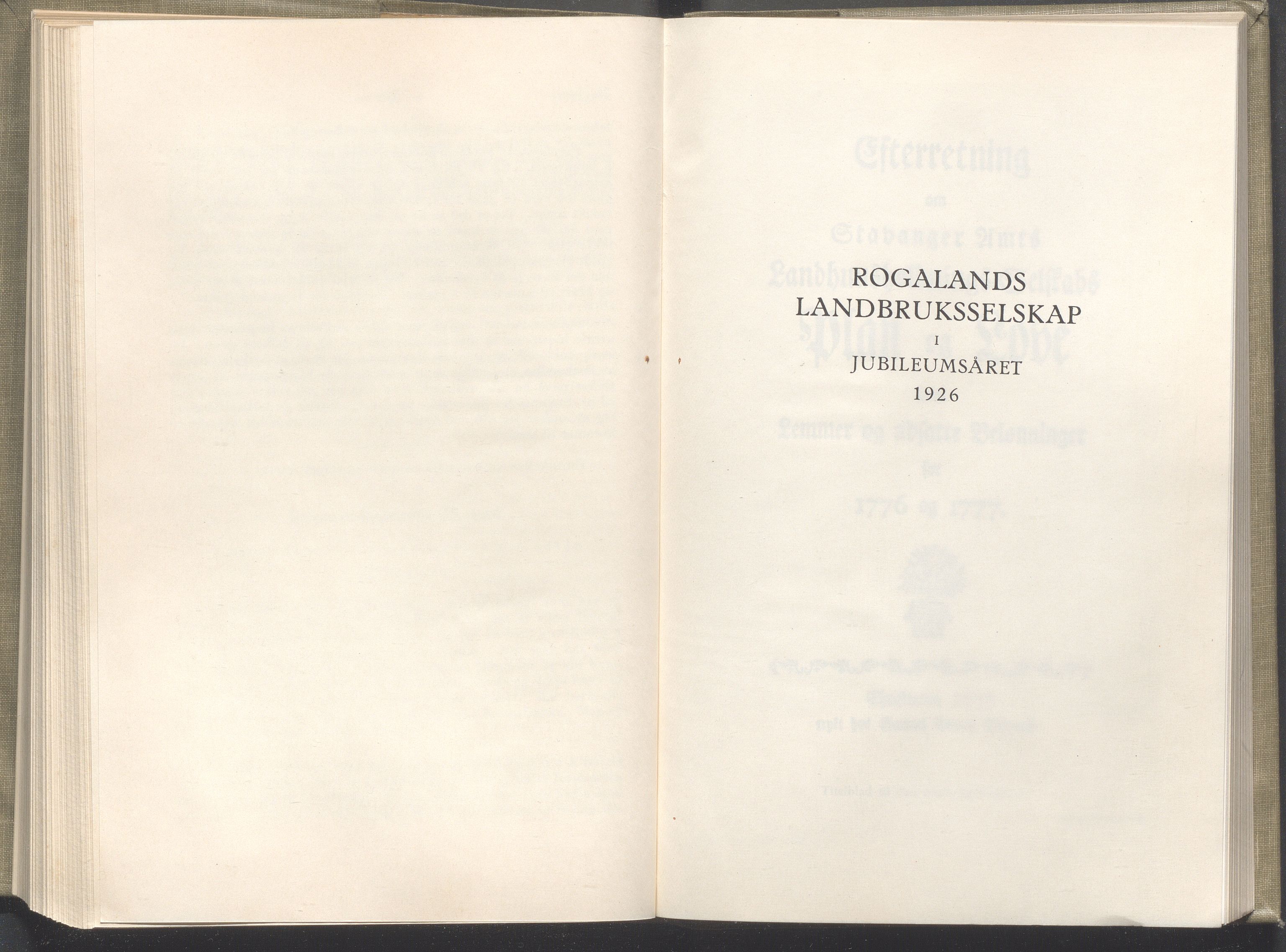 Rogaland fylkeskommune - Fylkesrådmannen , IKAR/A-900/A/Aa/Aaa/L0046: Møtebok , 1927