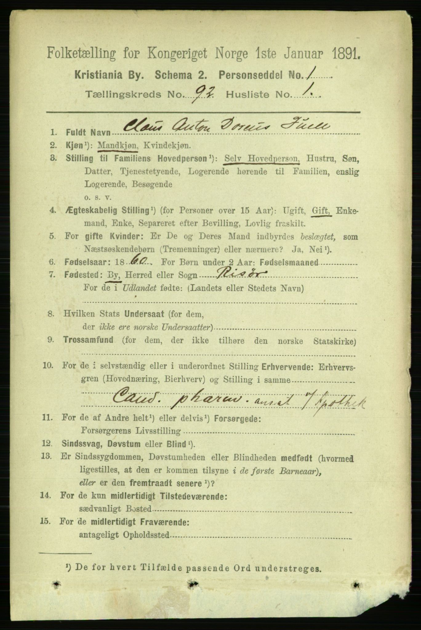 RA, 1891 census for 0301 Kristiania, 1891, p. 44862