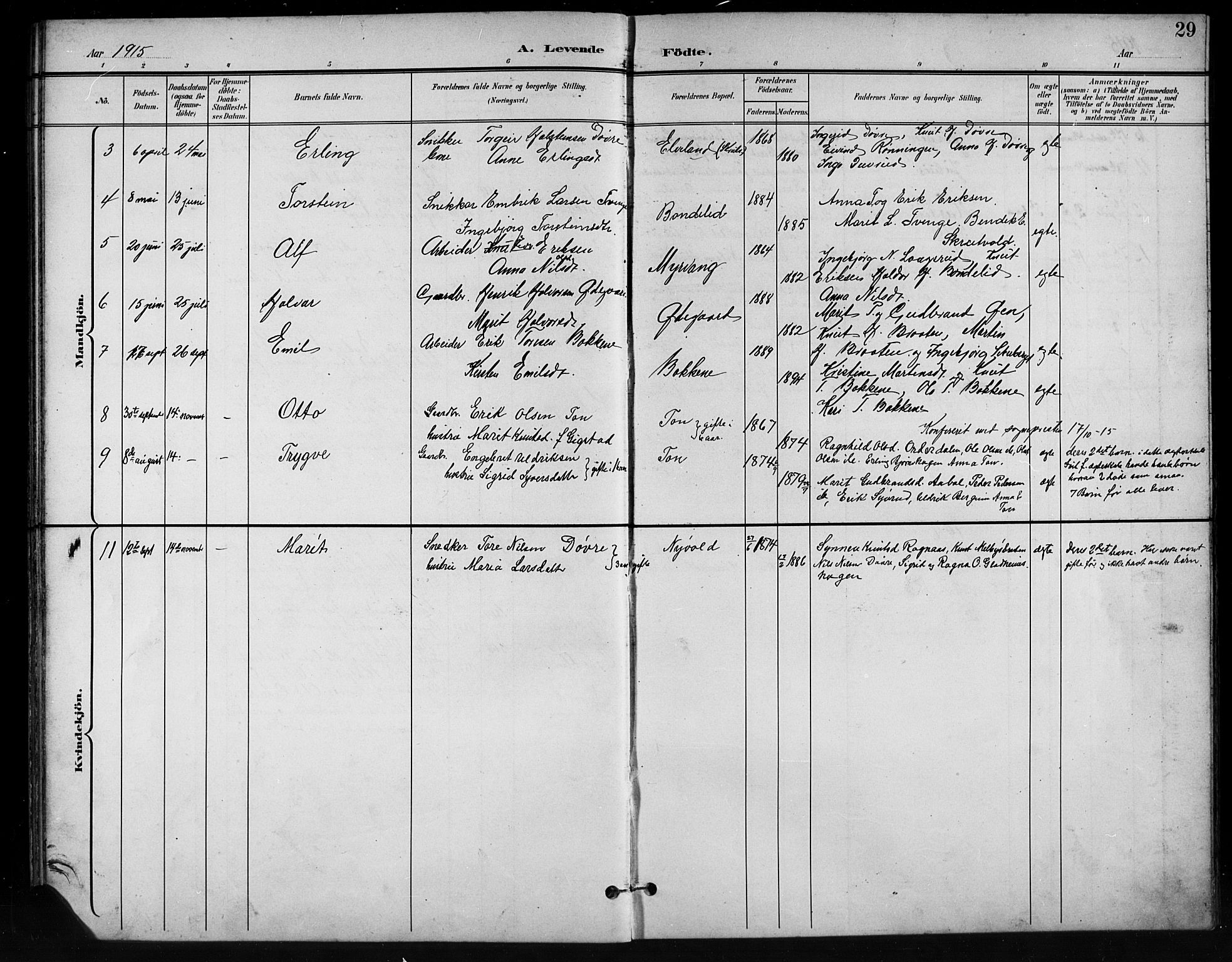 Nord-Aurdal prestekontor, AV/SAH-PREST-132/H/Ha/Hab/L0011: Parish register (copy) no. 11, 1897-1918, p. 29