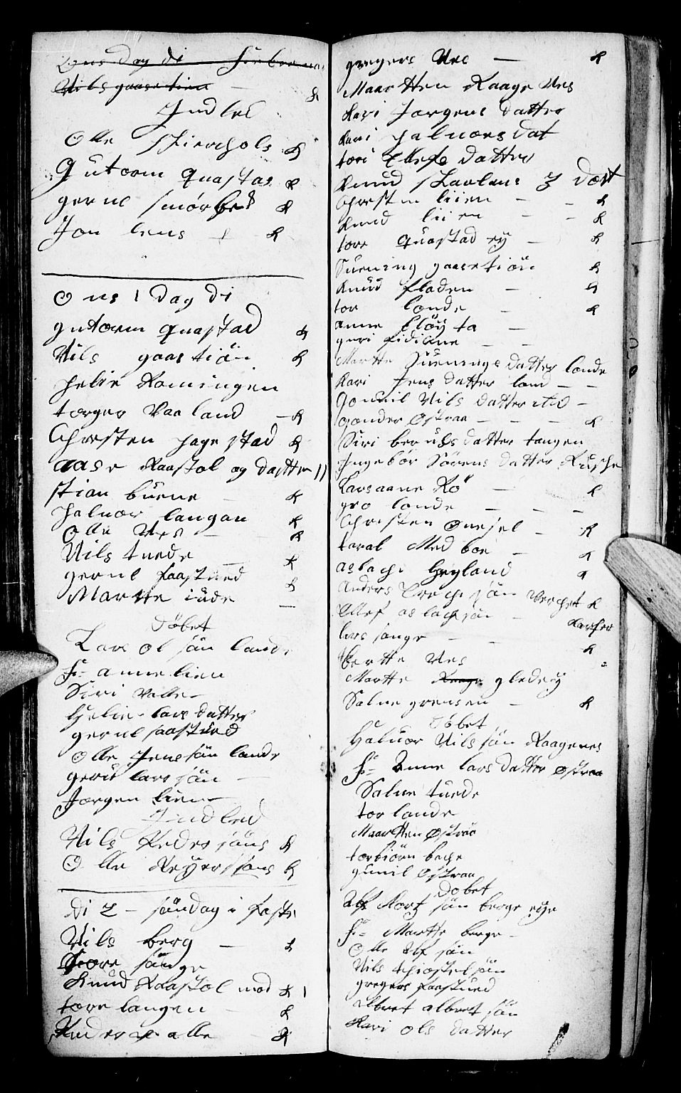 Holt sokneprestkontor, AV/SAK-1111-0021/F/Fb/L0002: Parish register (copy) no. B 2, 1715-1727, p. 186