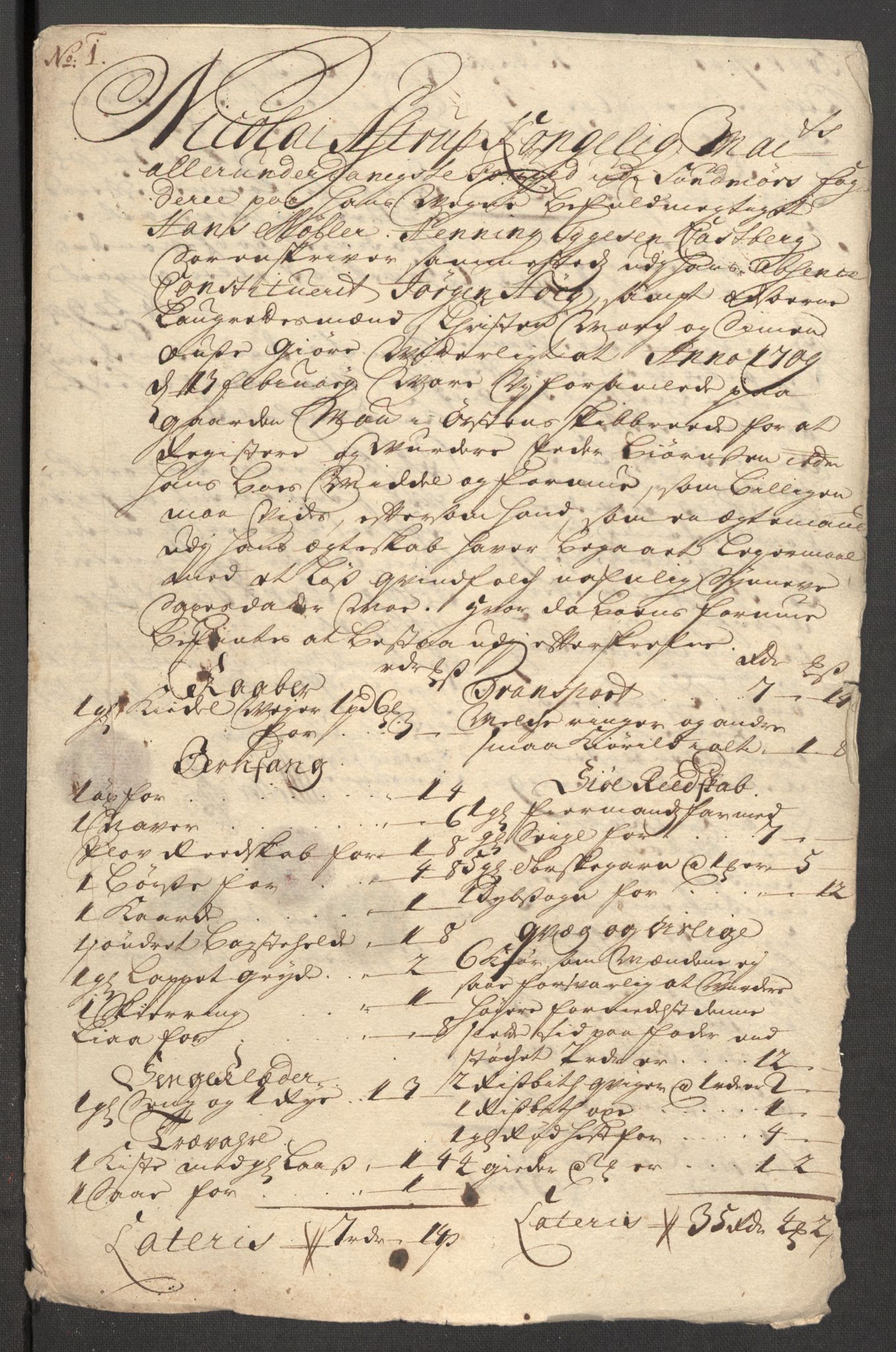 Rentekammeret inntil 1814, Reviderte regnskaper, Fogderegnskap, RA/EA-4092/R54/L3562: Fogderegnskap Sunnmøre, 1708-1709, p. 344
