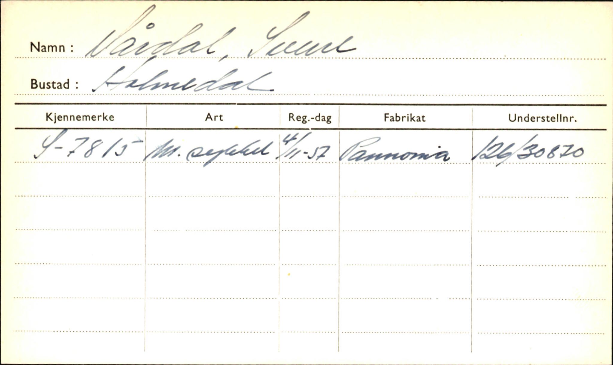 Statens vegvesen, Sogn og Fjordane vegkontor, AV/SAB-A-5301/4/F/L0002: Eigarregister Fjordane til 1.6.1961, 1930-1961, p. 574