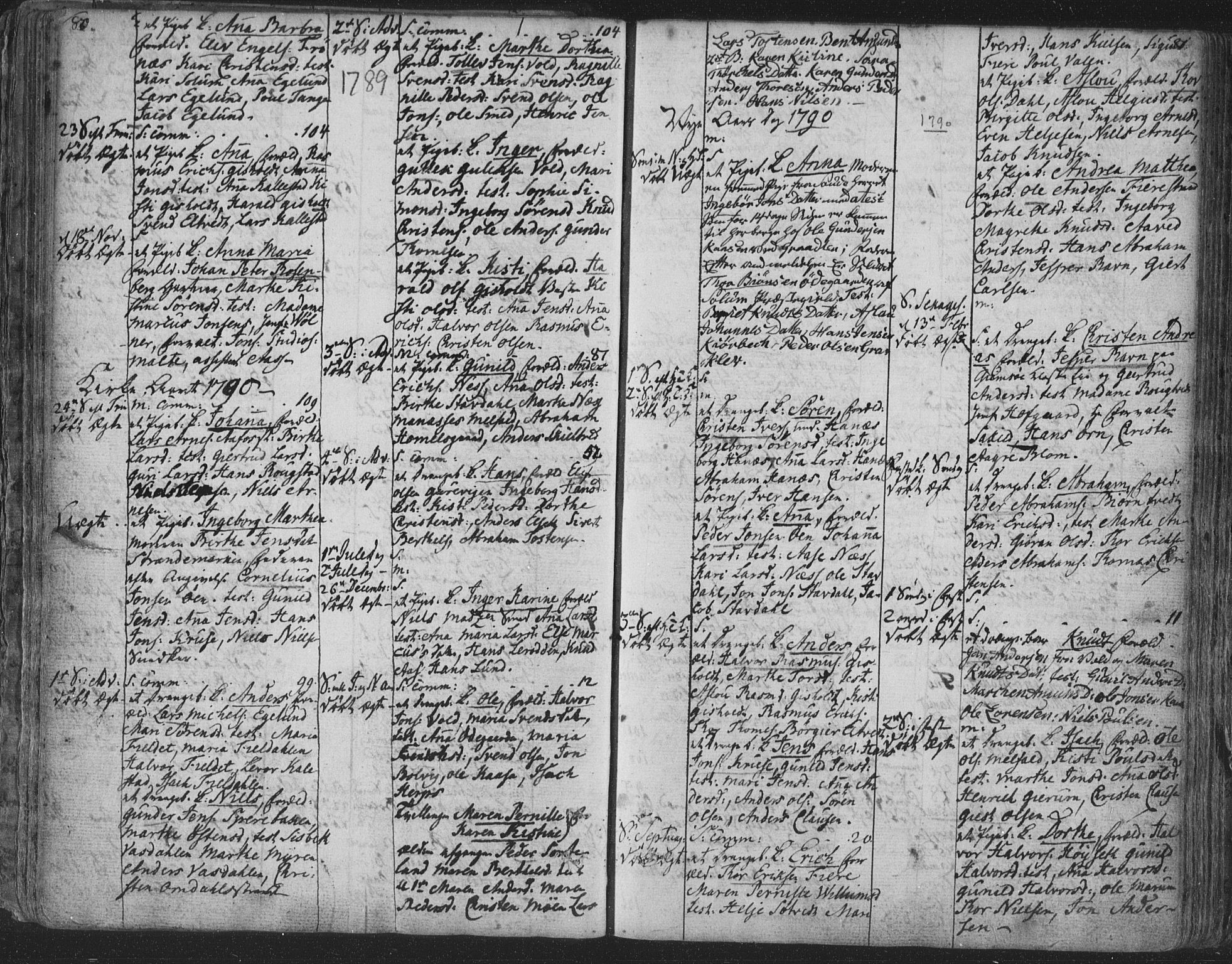 Solum kirkebøker, SAKO/A-306/F/Fa/L0003: Parish register (official) no. I 3, 1761-1814, p. 80-81