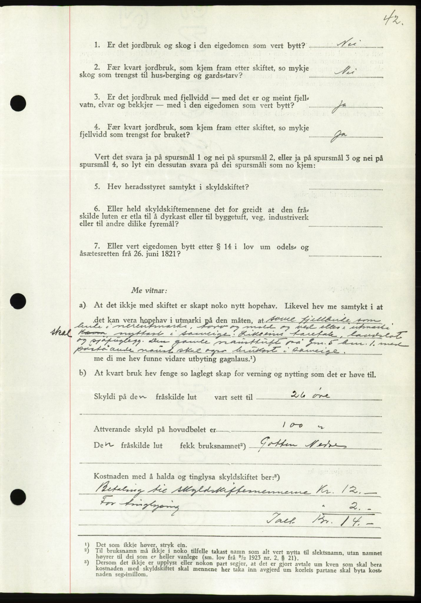 Søre Sunnmøre sorenskriveri, AV/SAT-A-4122/1/2/2C/L0064: Mortgage book no. 58, 1937-1938, Diary no: : 1358/1937