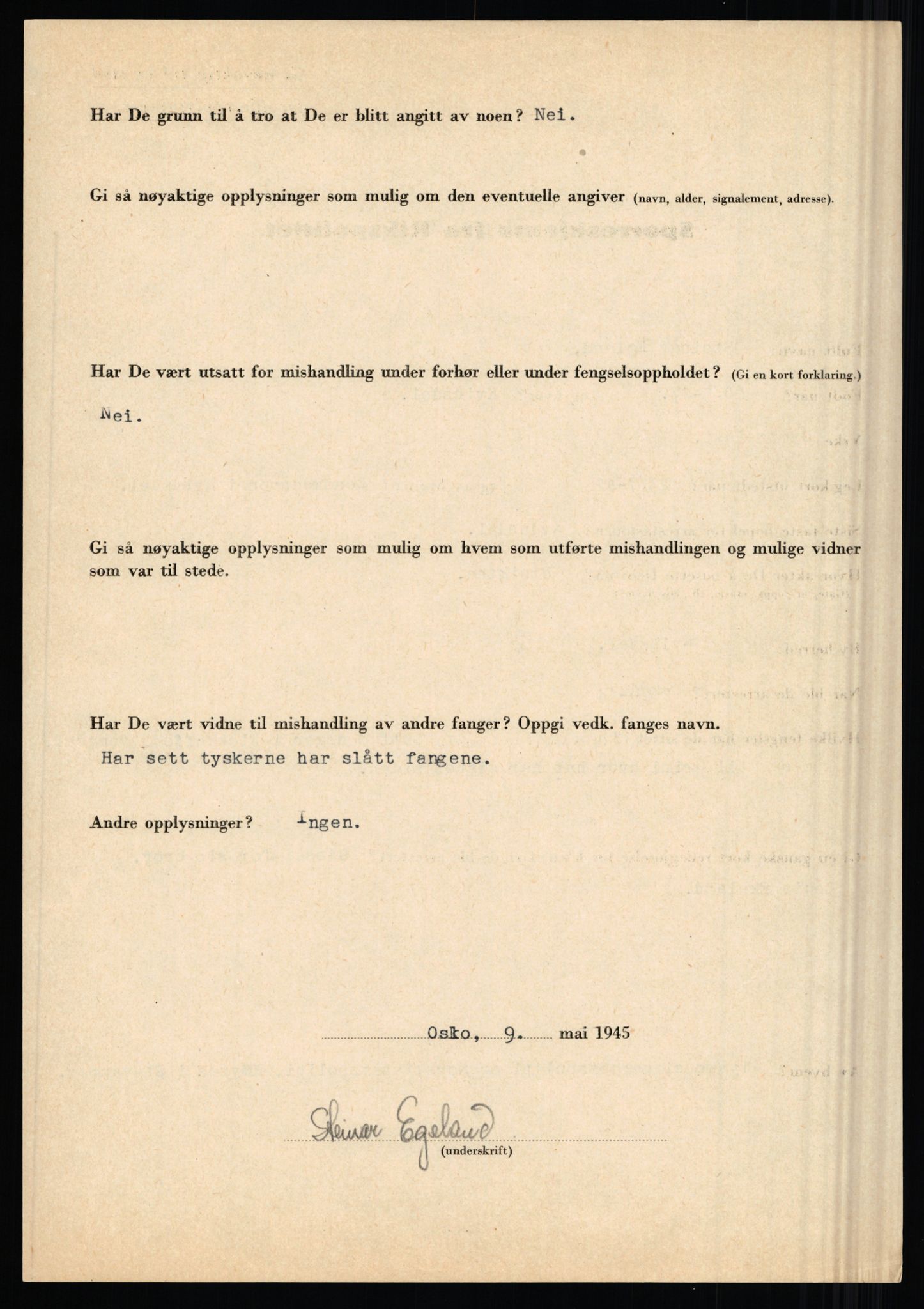 Rikspolitisjefen, AV/RA-S-1560/L/L0003: Bua, Bjarne - Erdal, Ingolf, 1940-1945, p. 701