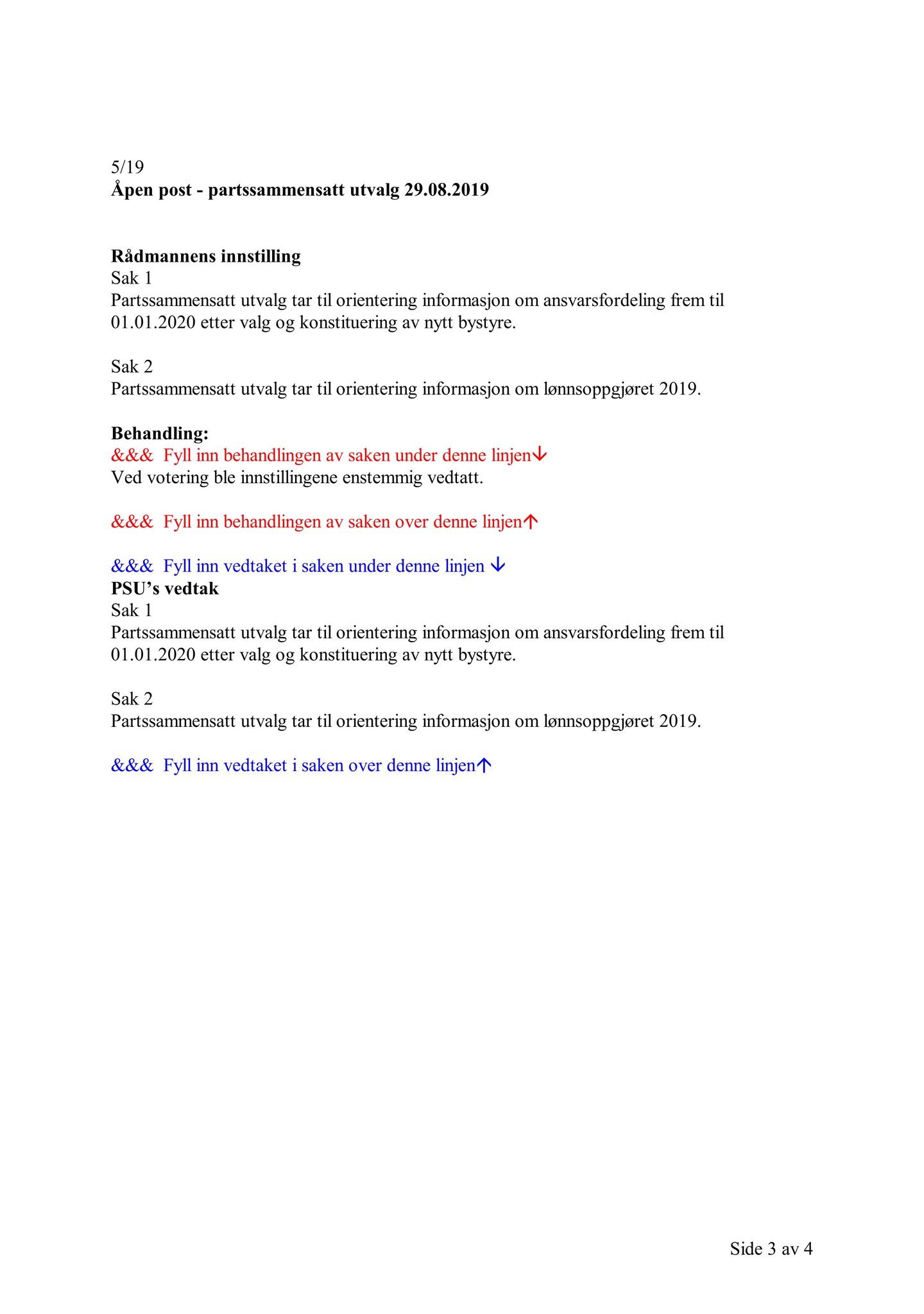 Klæbu Kommune, TRKO/KK/11-PSU/L004: Partssammensatt utvalg - Møtedokumenter, 2019, p. 33