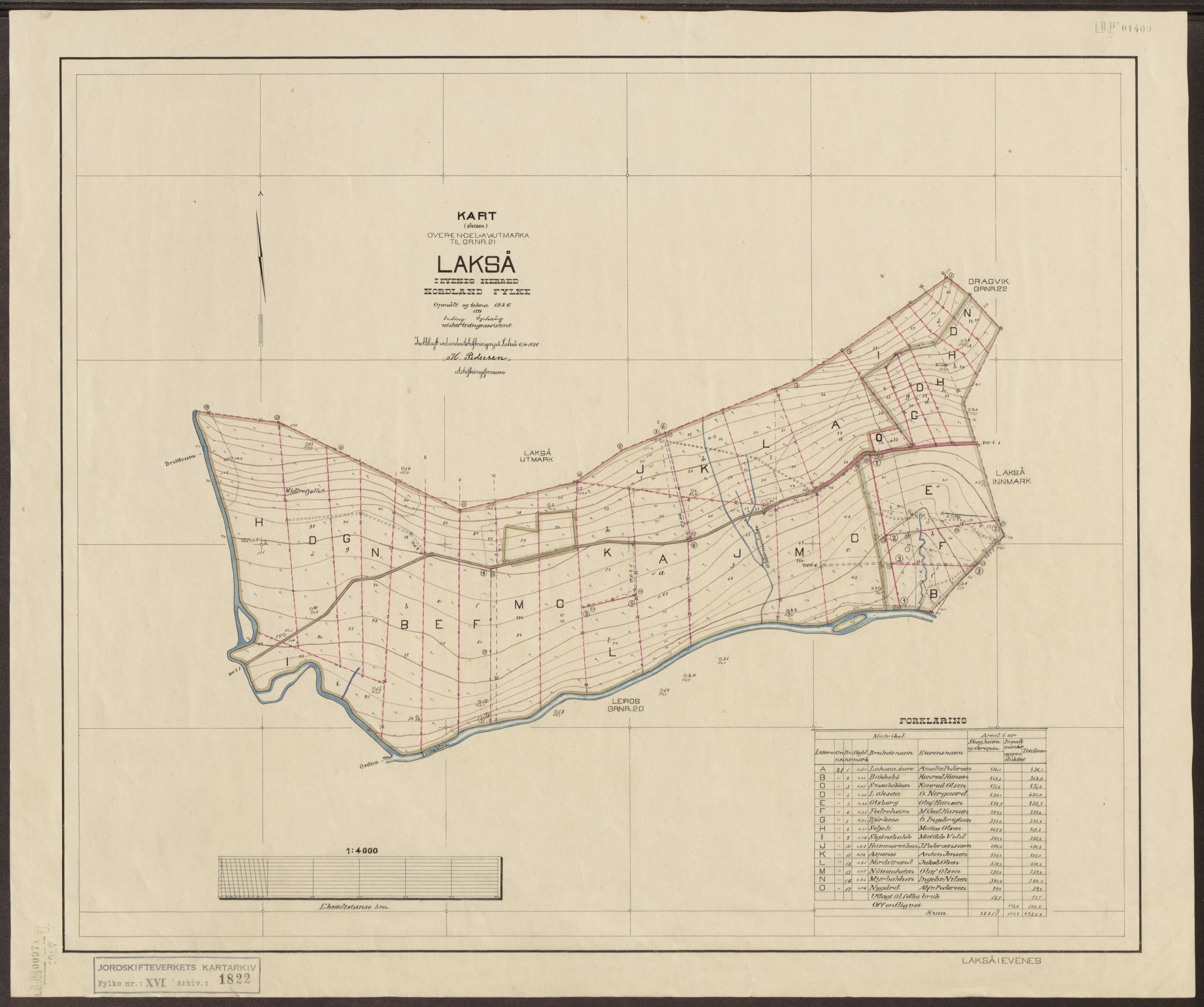 Jordskifteverkets kartarkiv, AV/RA-S-3929/T, 1859-1988, p. 2200
