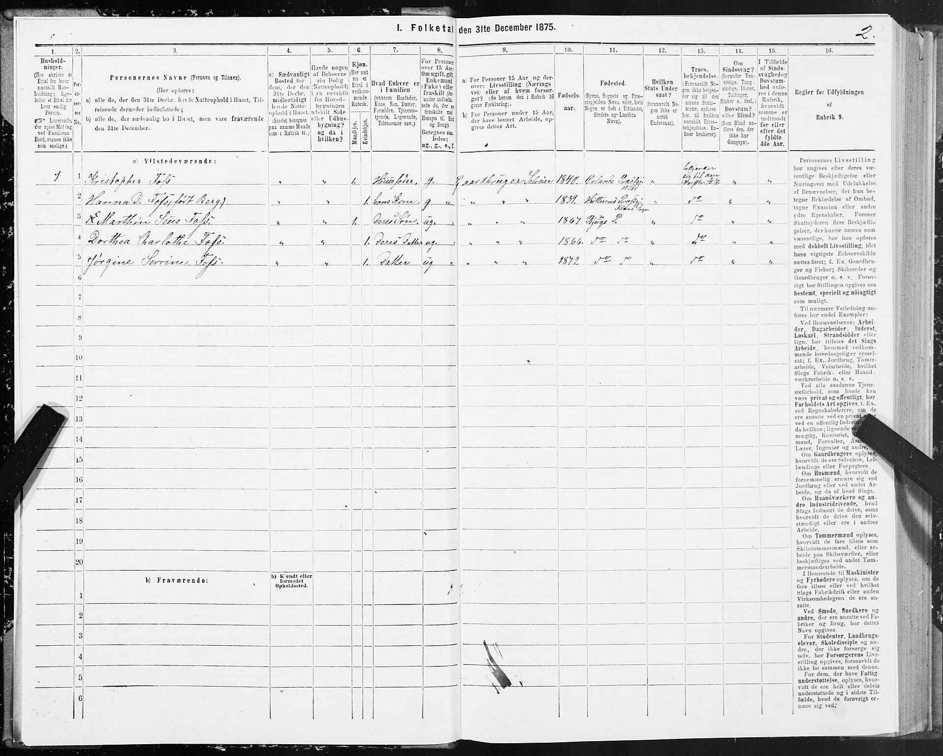 SAT, 1875 census for 1617P Hitra, 1875, p. 1002