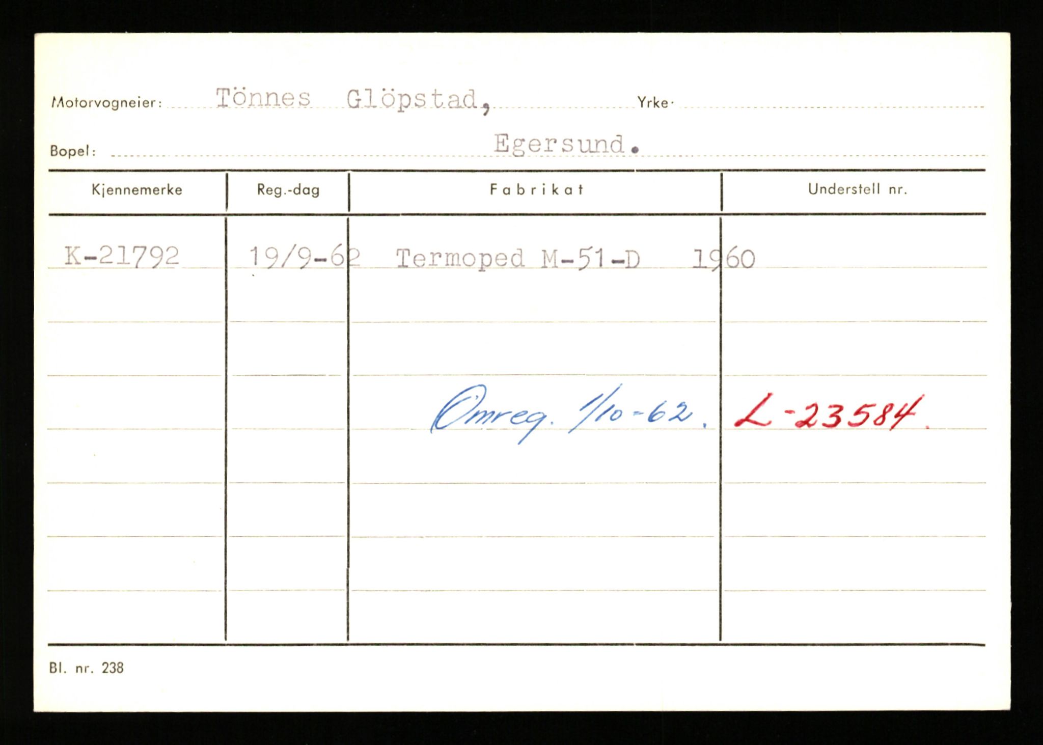 Stavanger trafikkstasjon, AV/SAST-A-101942/0/G/L0004: Registreringsnummer: 15497 - 22957, 1930-1971, p. 2791