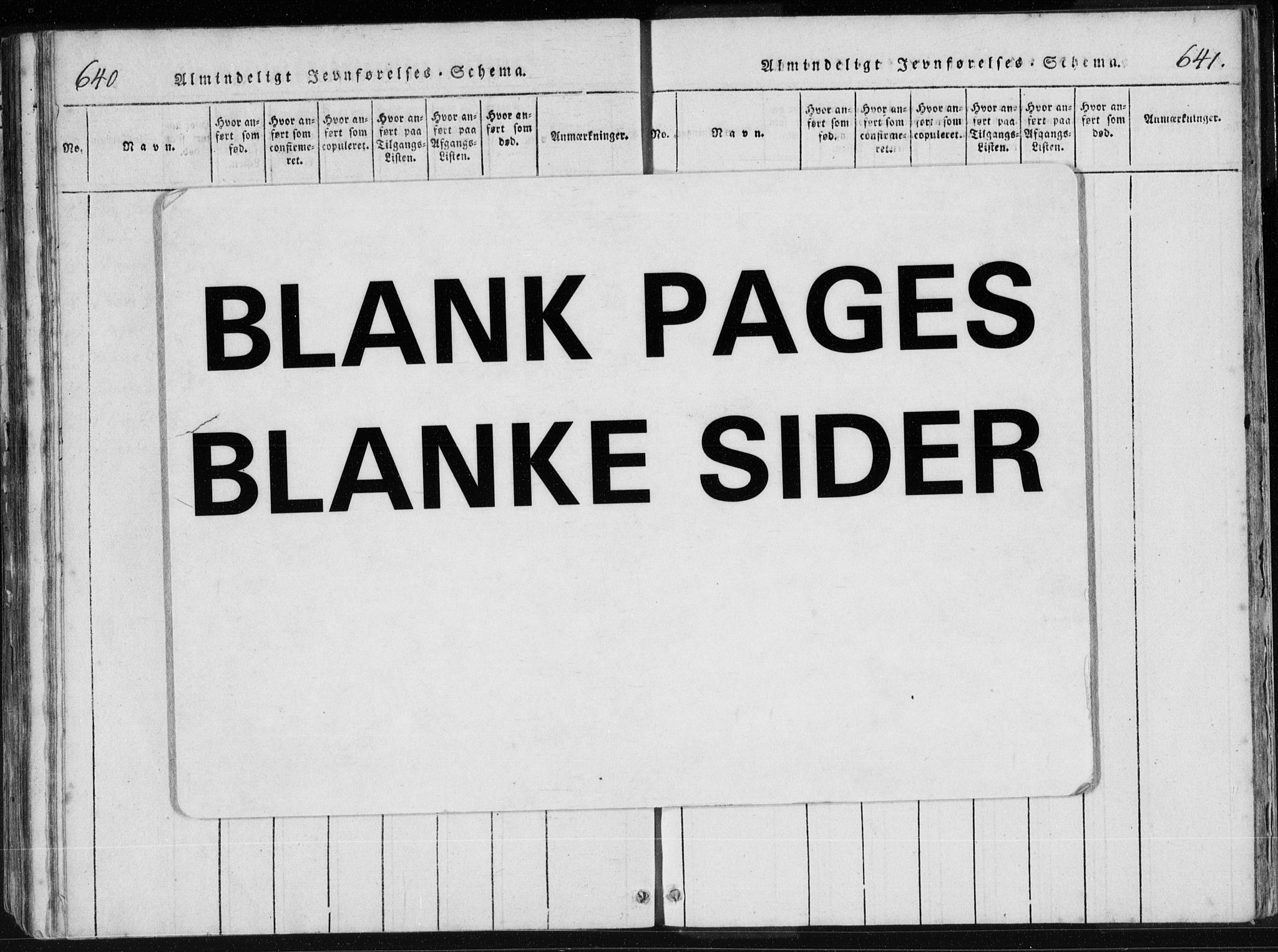 Holum sokneprestkontor, AV/SAK-1111-0022/F/Fa/Fac/L0002: Parish register (official) no. A 2, 1821-1859, p. 640-641