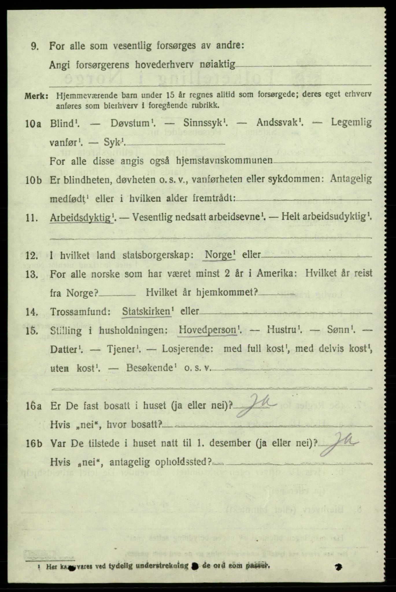 SAB, 1920 census for Kvinnherad, 1920, p. 5105