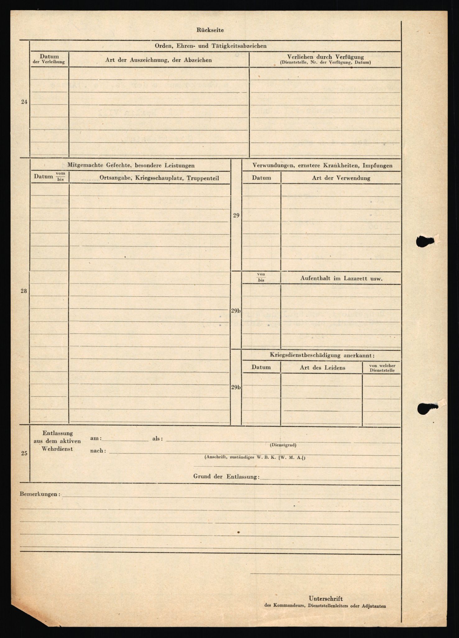 Forsvarets Overkommando. 2 kontor. Arkiv 11.4. Spredte tyske arkivsaker, AV/RA-RAFA-7031/D/Dar/Dara/L0018: Personalbøker, 1940-1945, p. 1180