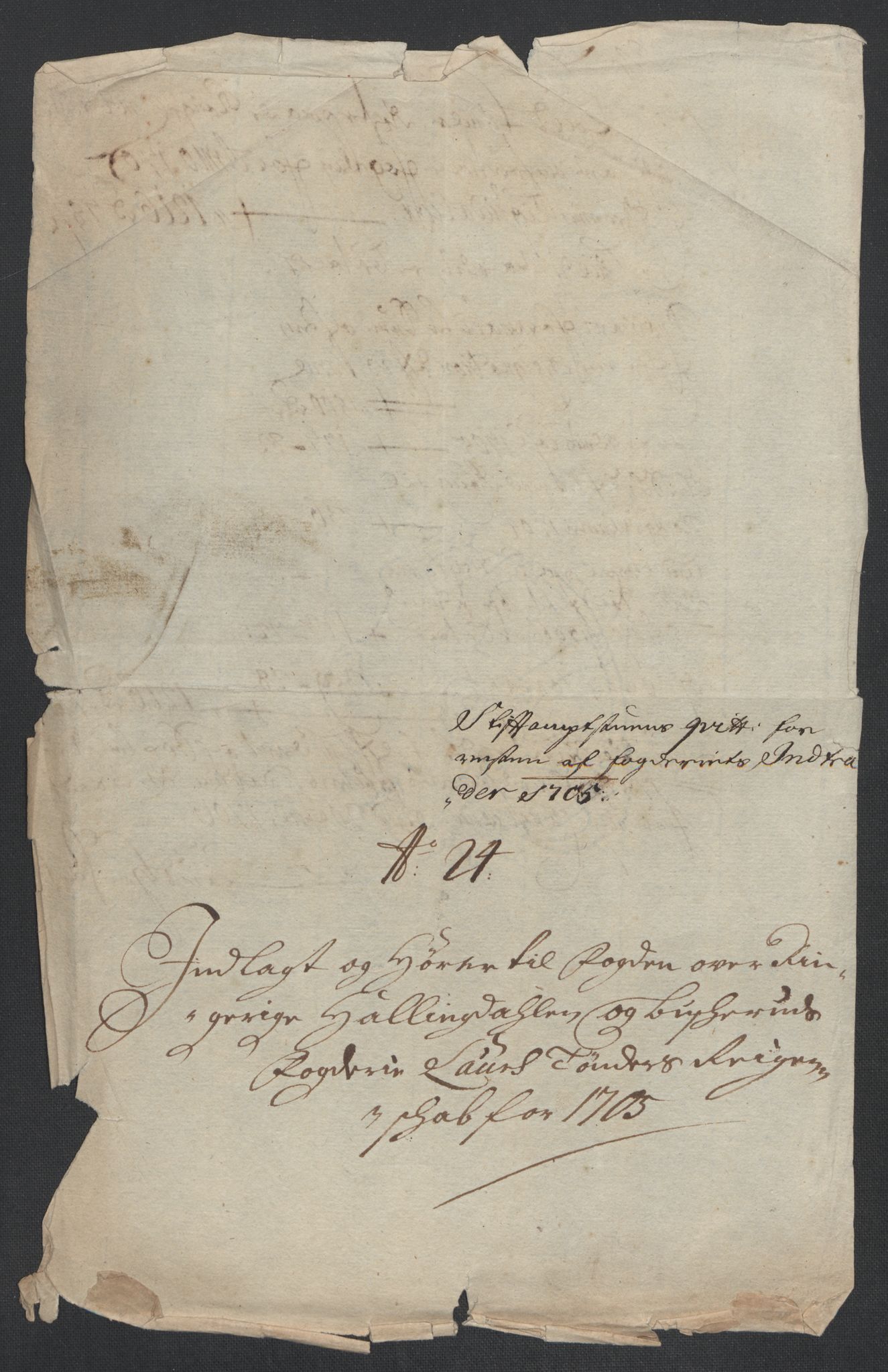 Rentekammeret inntil 1814, Reviderte regnskaper, Fogderegnskap, AV/RA-EA-4092/R22/L1464: Fogderegnskap Ringerike, Hallingdal og Buskerud, 1705, p. 261