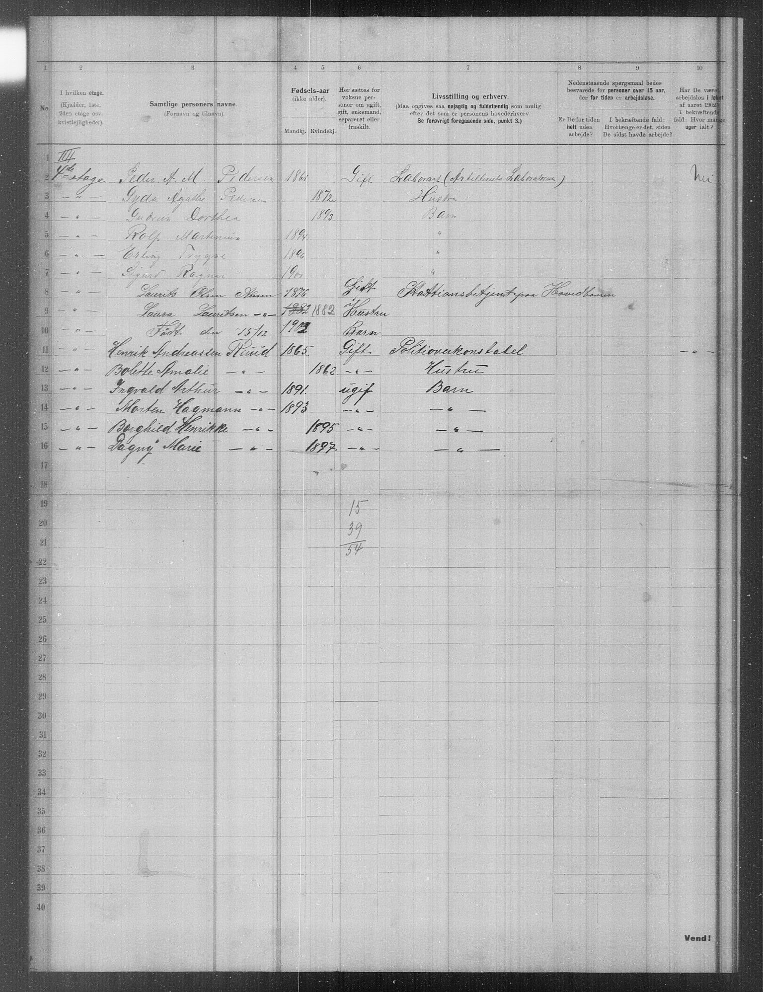 OBA, Municipal Census 1902 for Kristiania, 1902, p. 16789