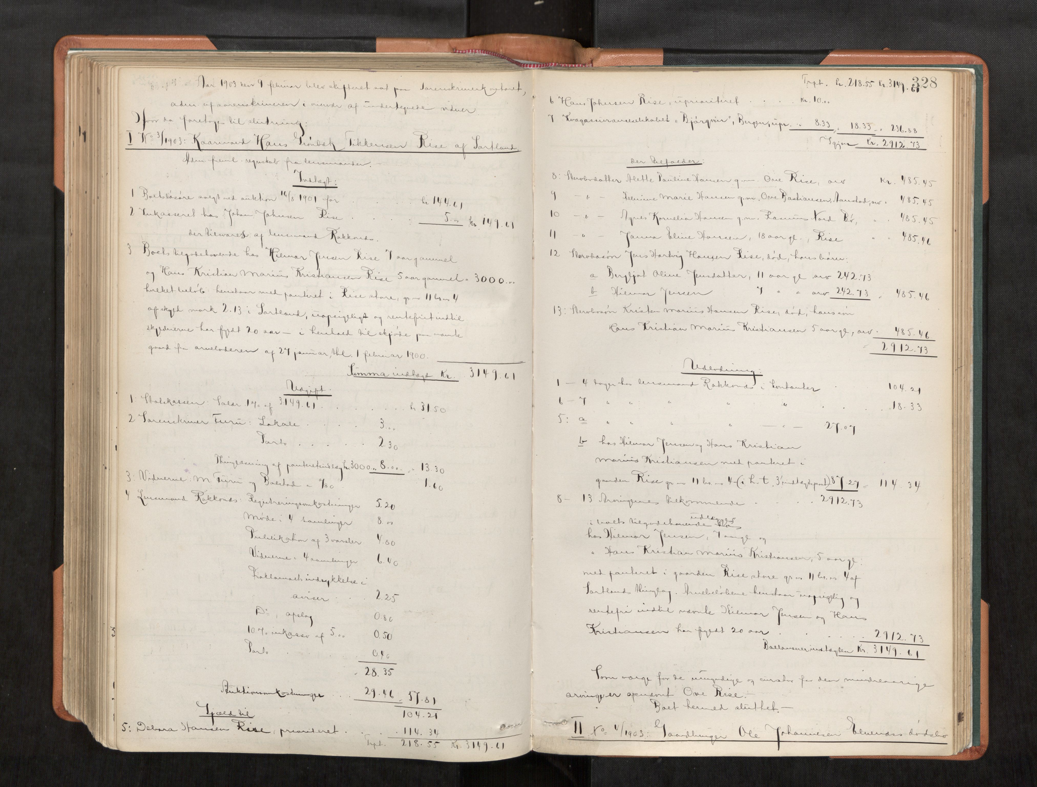 Vesterålen sorenskriveri, AV/SAT-A-4180/1/3/3A/L0022: Skifteslutningsprotokoll, 1890-1905, p. 328