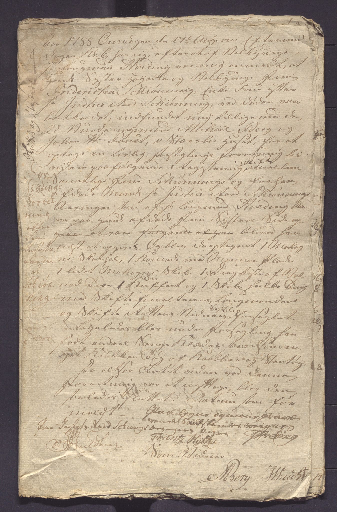 Stavanger byfogd, AV/SAST-A-101408/001/5/50/503C/L0015: Skifter, 1788-1789, p. 3