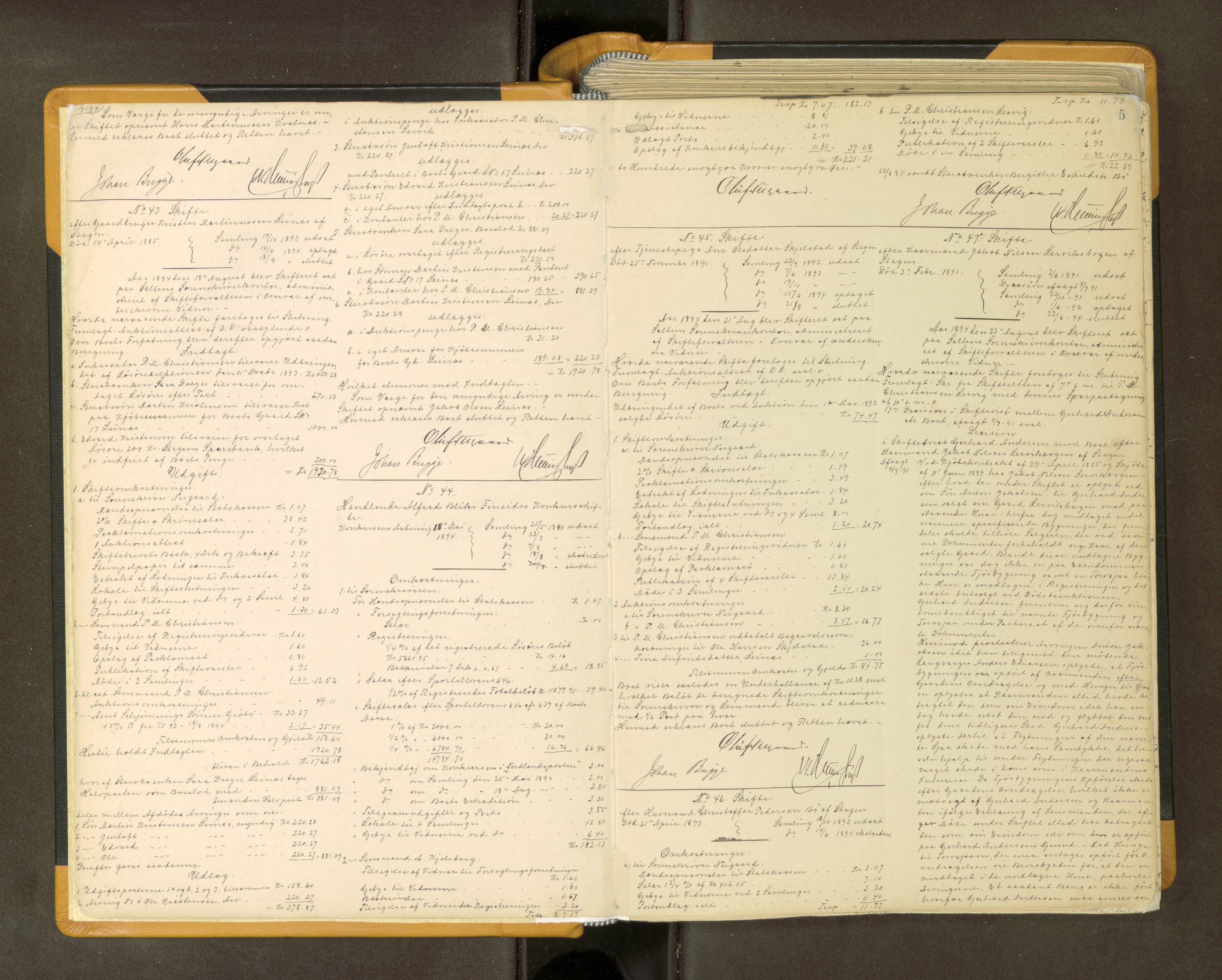 Salten sorenskriveri, AV/SAT-A-4578/1/3/3A/L0064: Skifteslutningsprotokoll, 1894-1912, p. 5